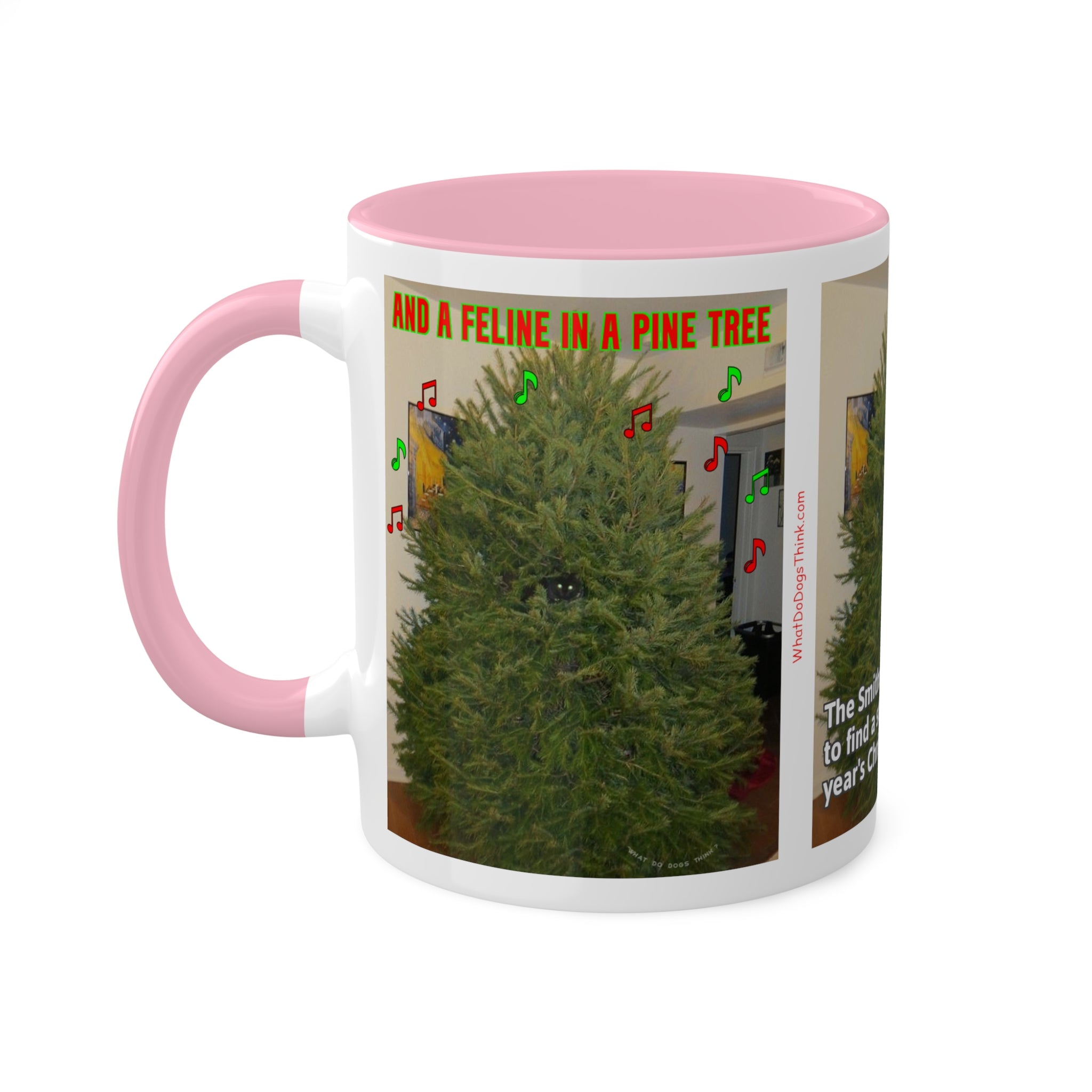Christmas Tree Cat Mug 11oz