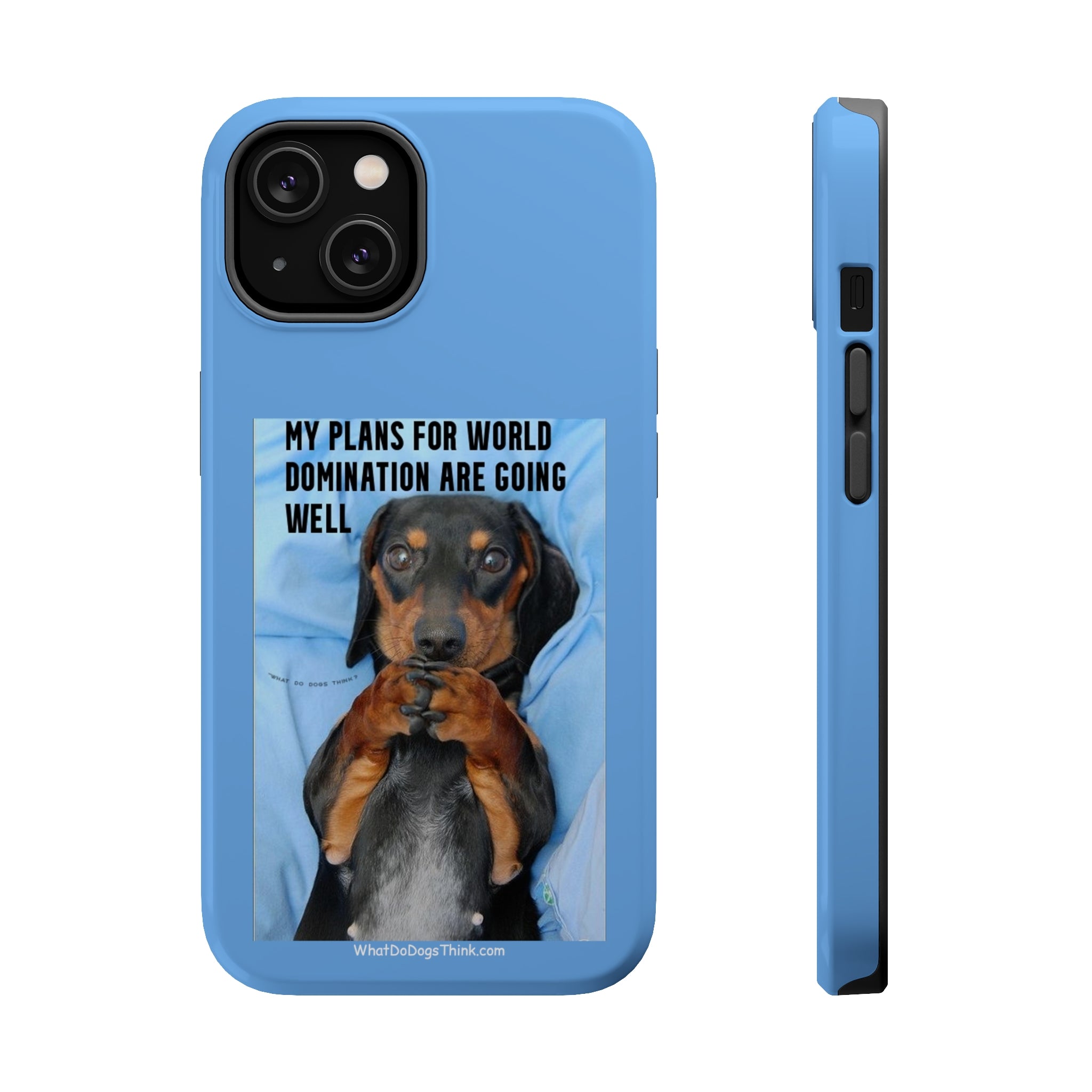 World Domination Blue MagSafe Tough Cases