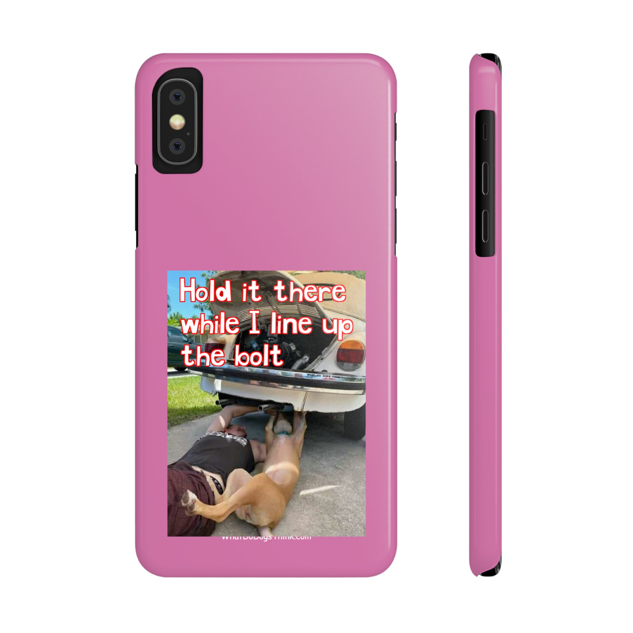 Hold It Pink Slim Phone Cases