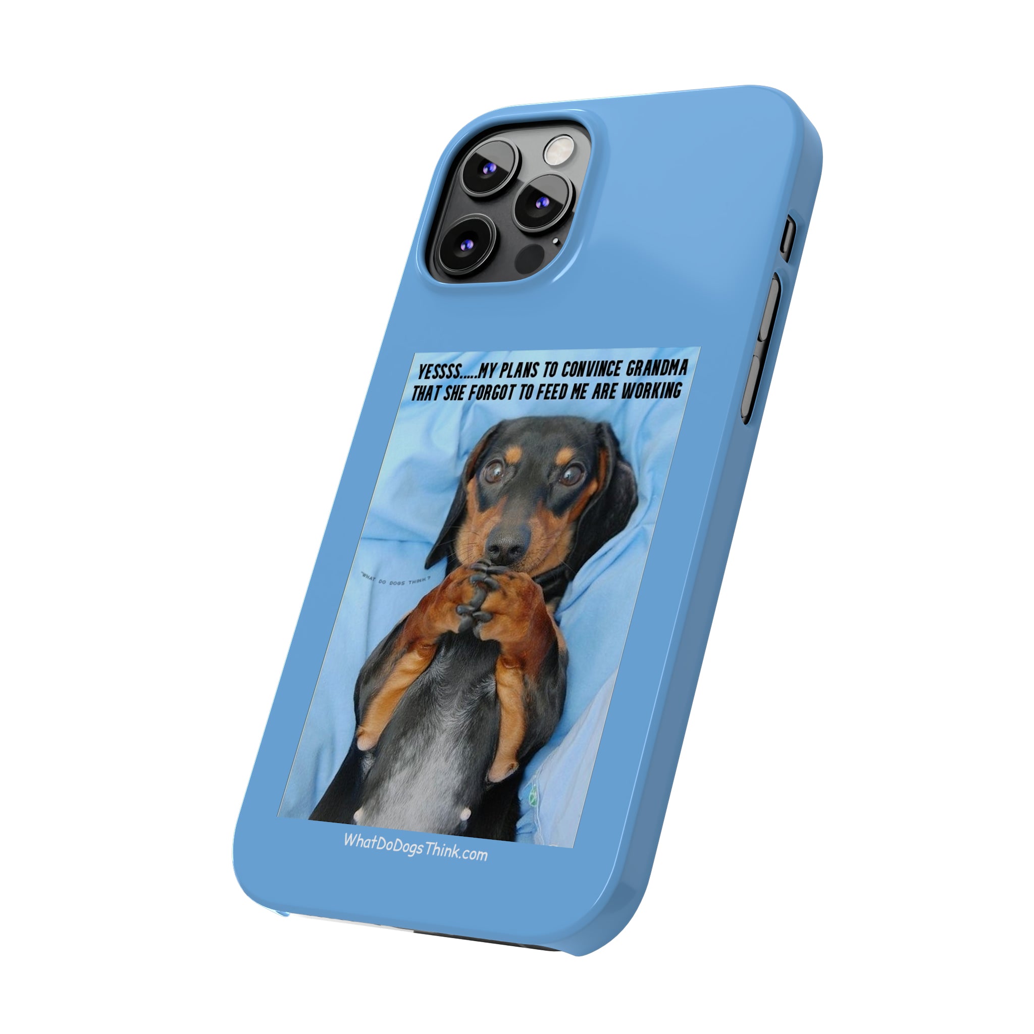 Grandma Blue Slim Phone Cases