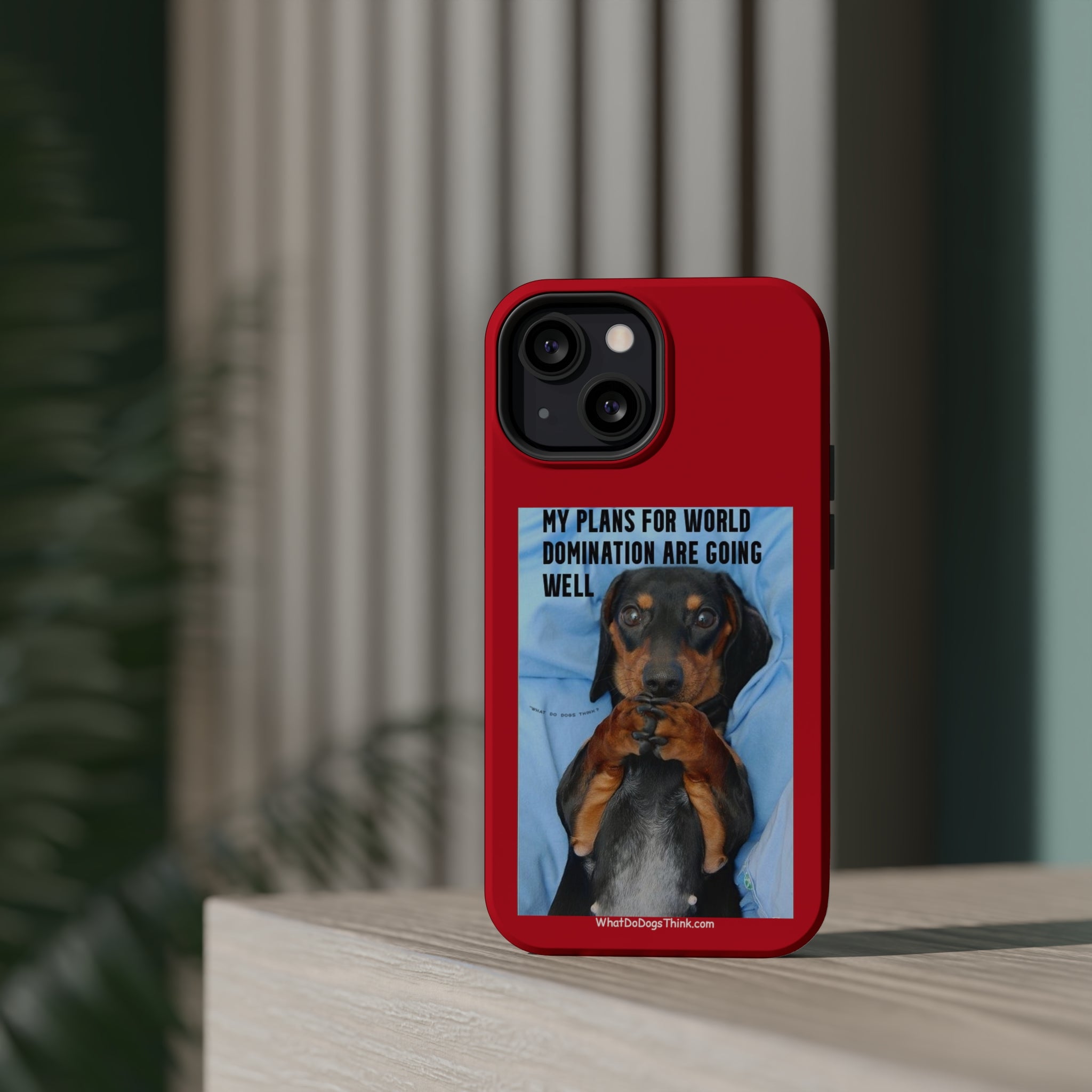 World Domination Red MagSafe Tough Cases