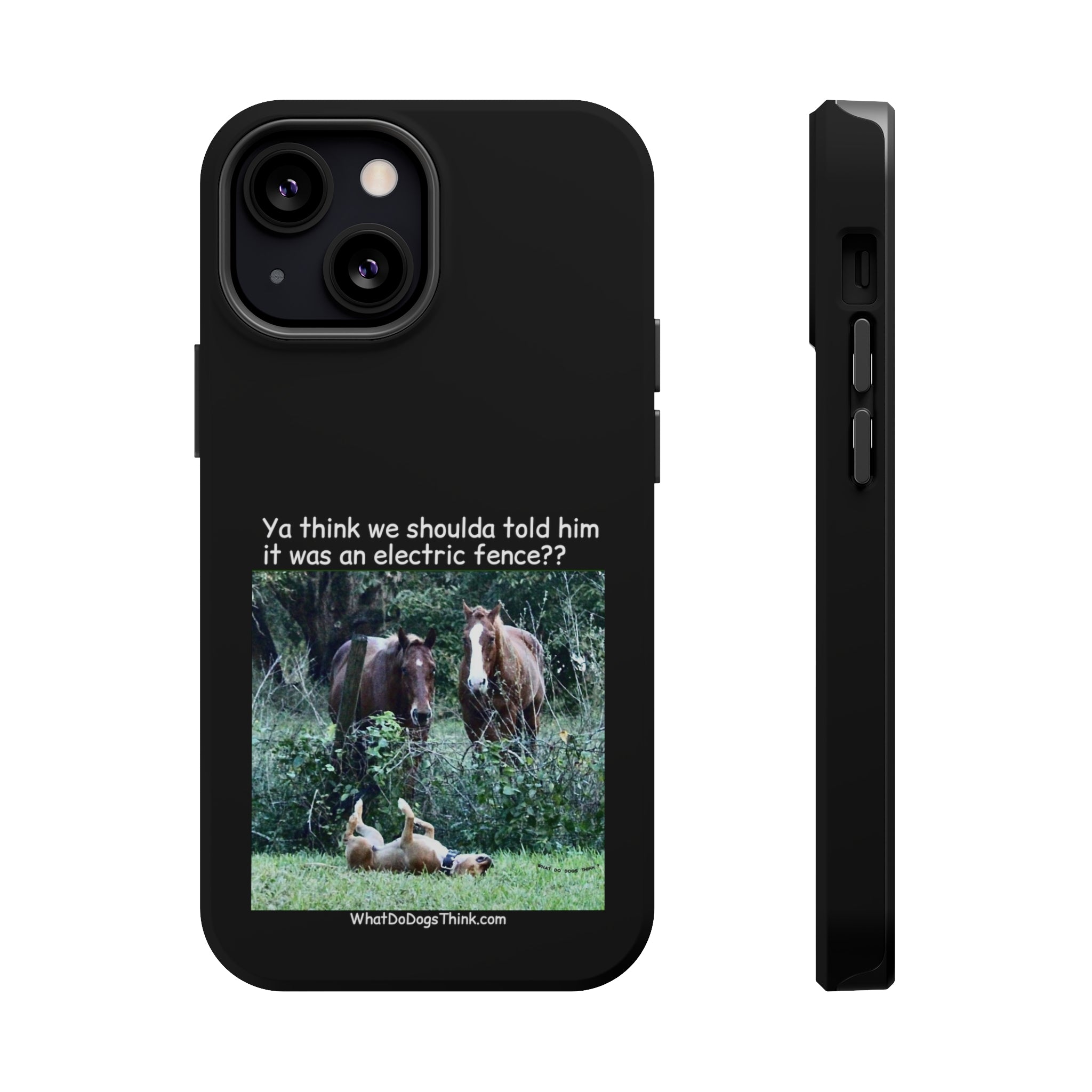 Electric Fence Black MagSafe Tough Cases