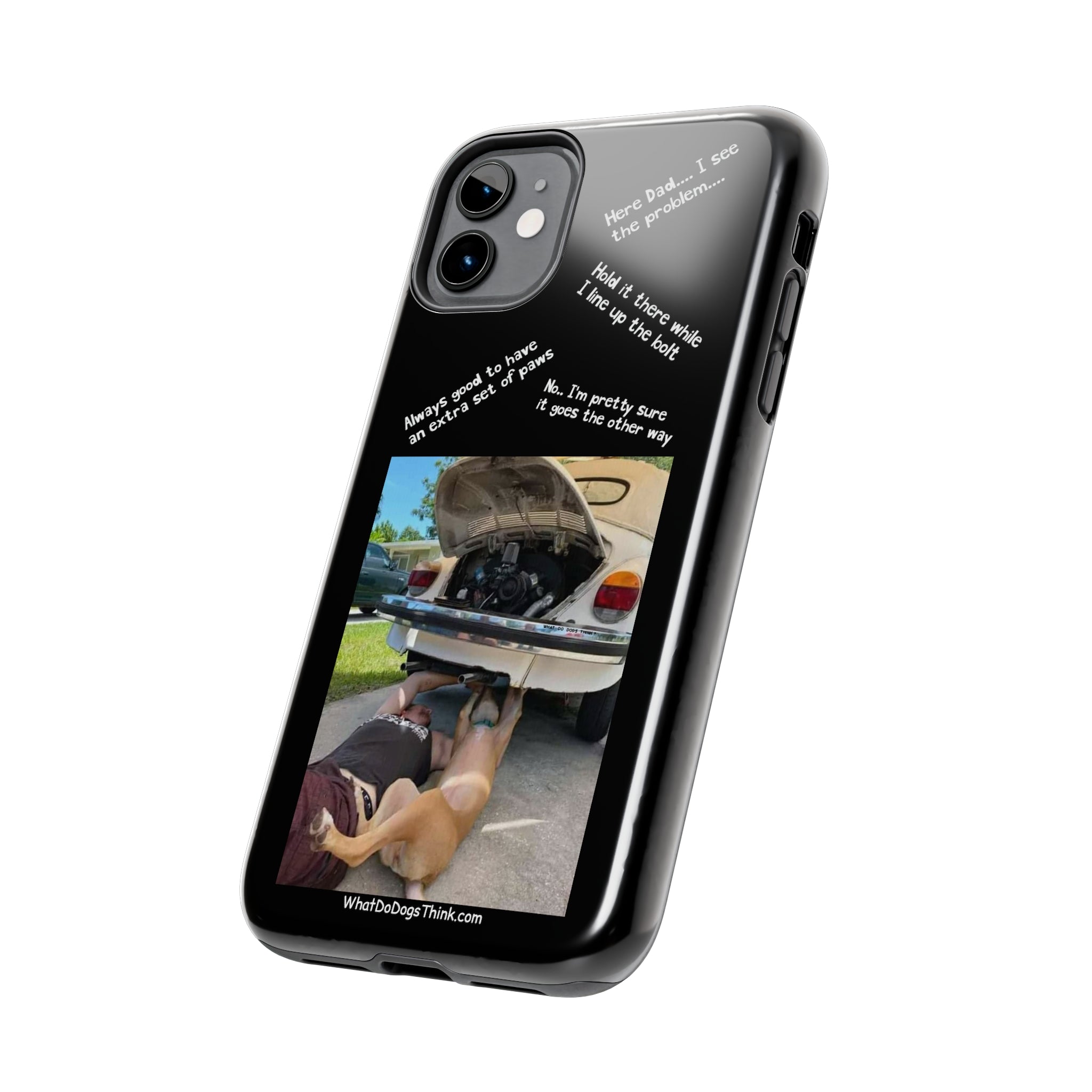 Bug Helper Compilation Black Tough Phone Cases