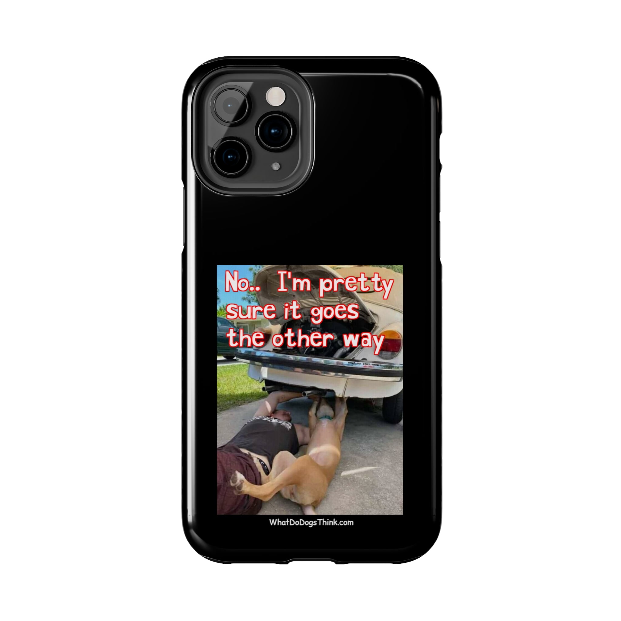 Other Way Black Tough Phone Cases
