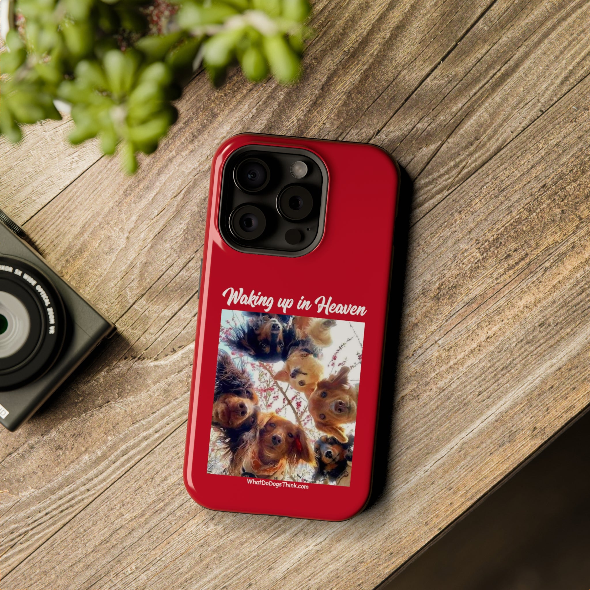 Waking Up In Heaven Red MagSafe Tough Cases