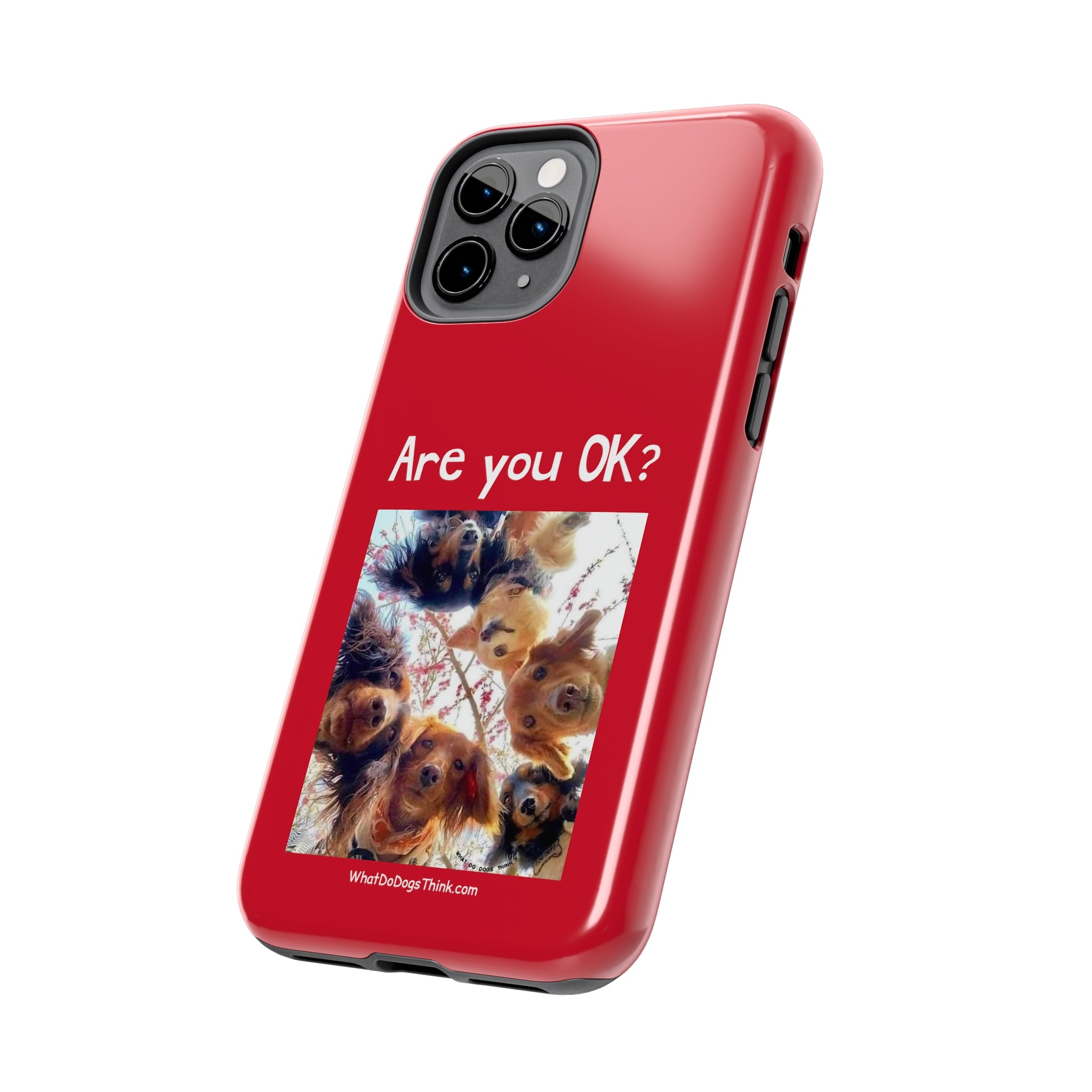 Are you OK? Red Tough Phone Cases