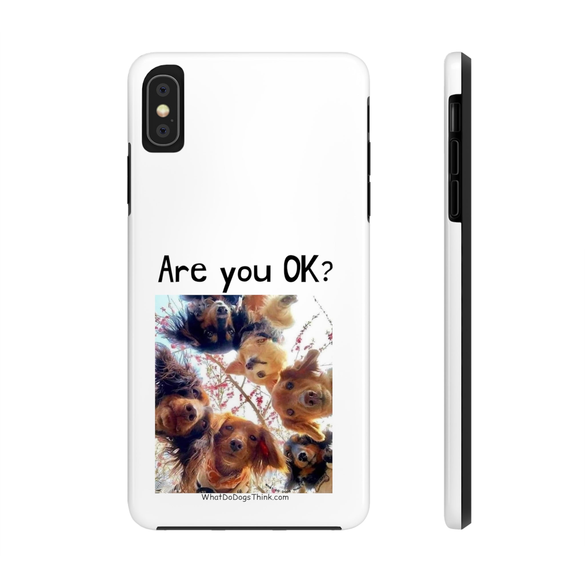 Are You OK? White Tough Phone Cases