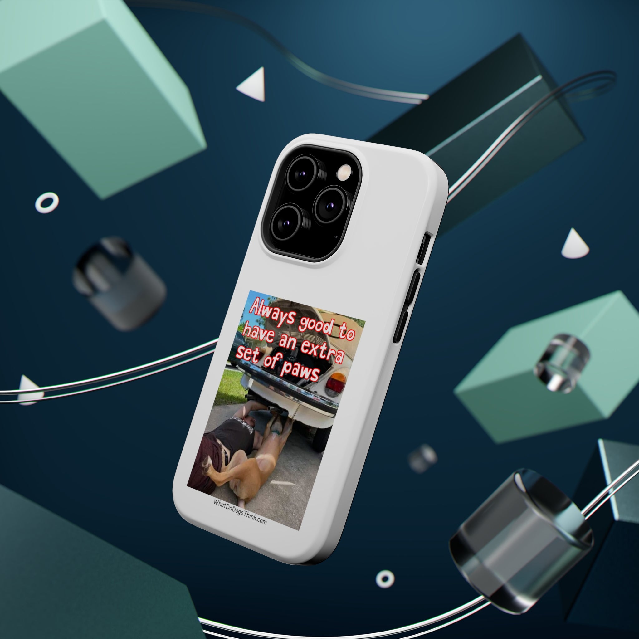 Extra Paw White MagSafe Tough Cases