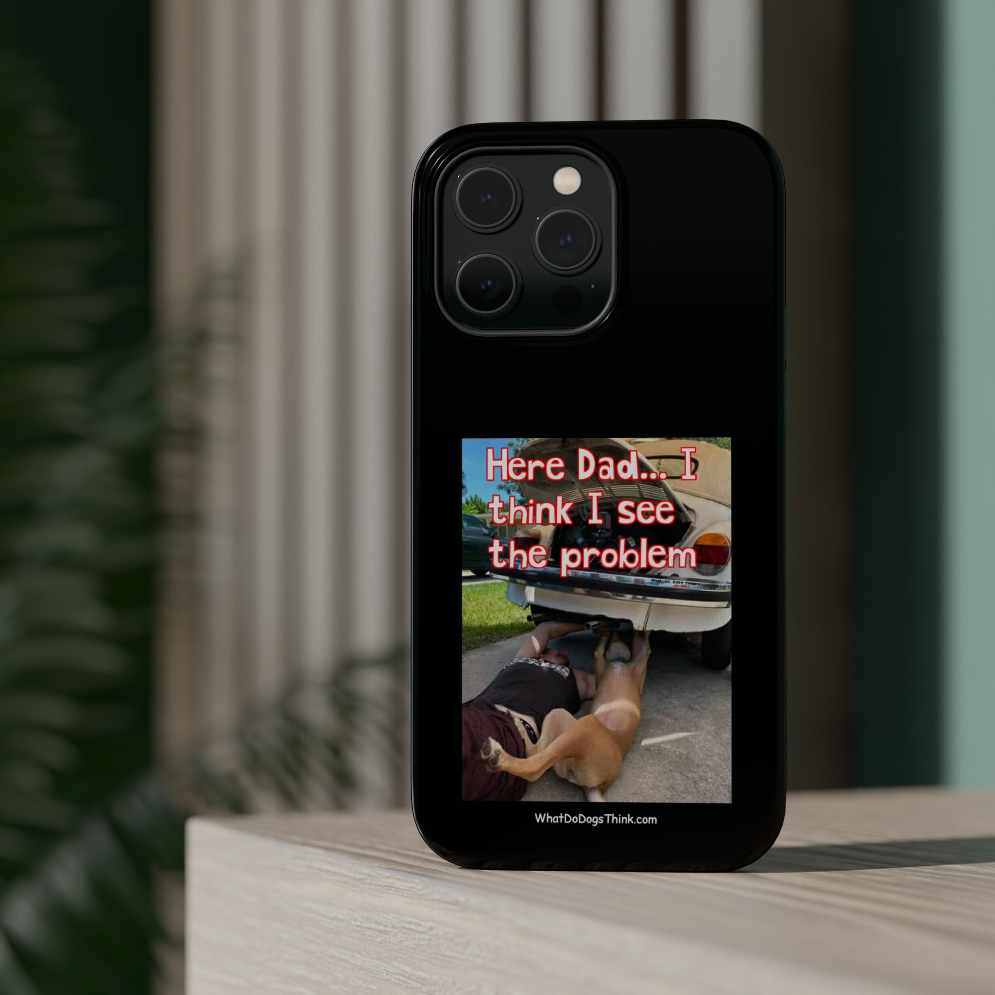 Here Dad Black MagSafe Tough Cases