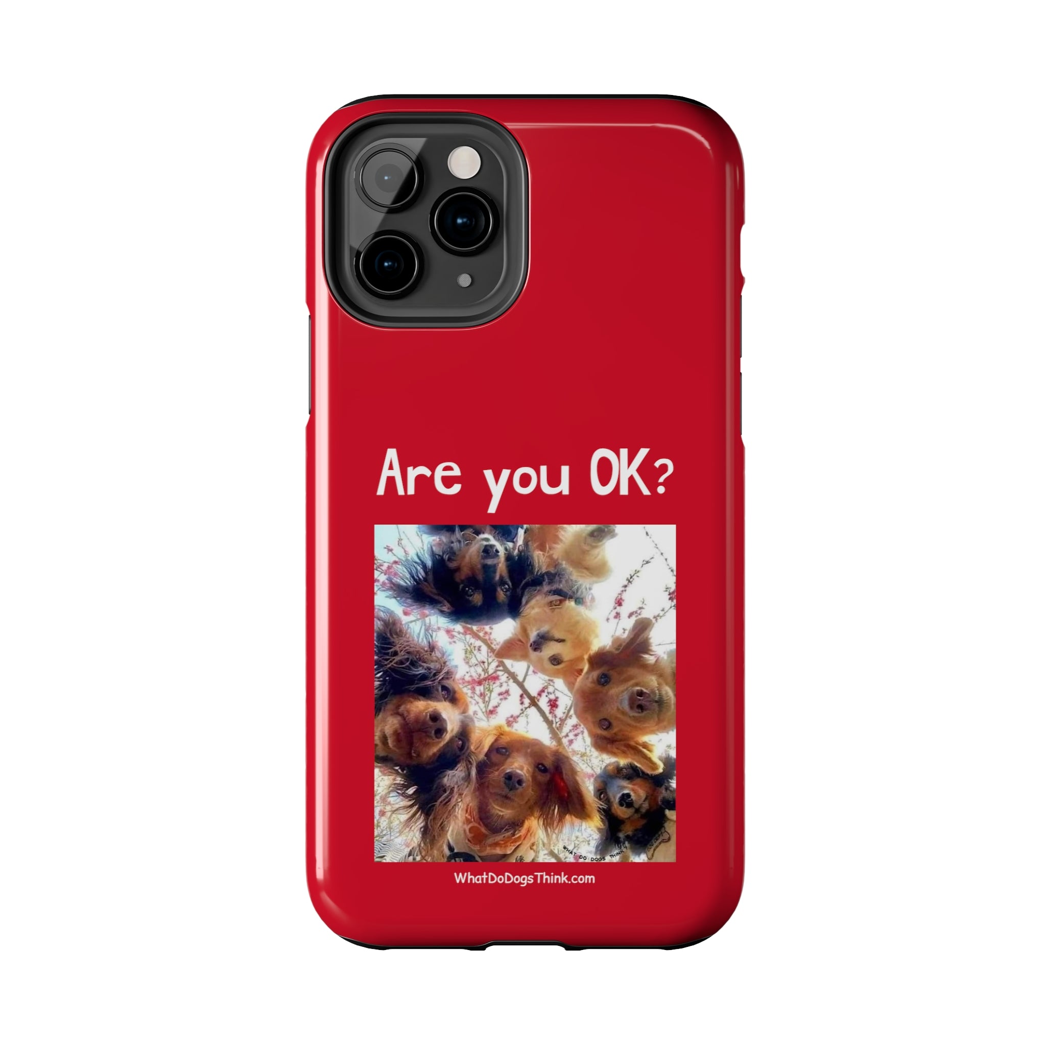 Are you OK? Red Tough Phone Cases