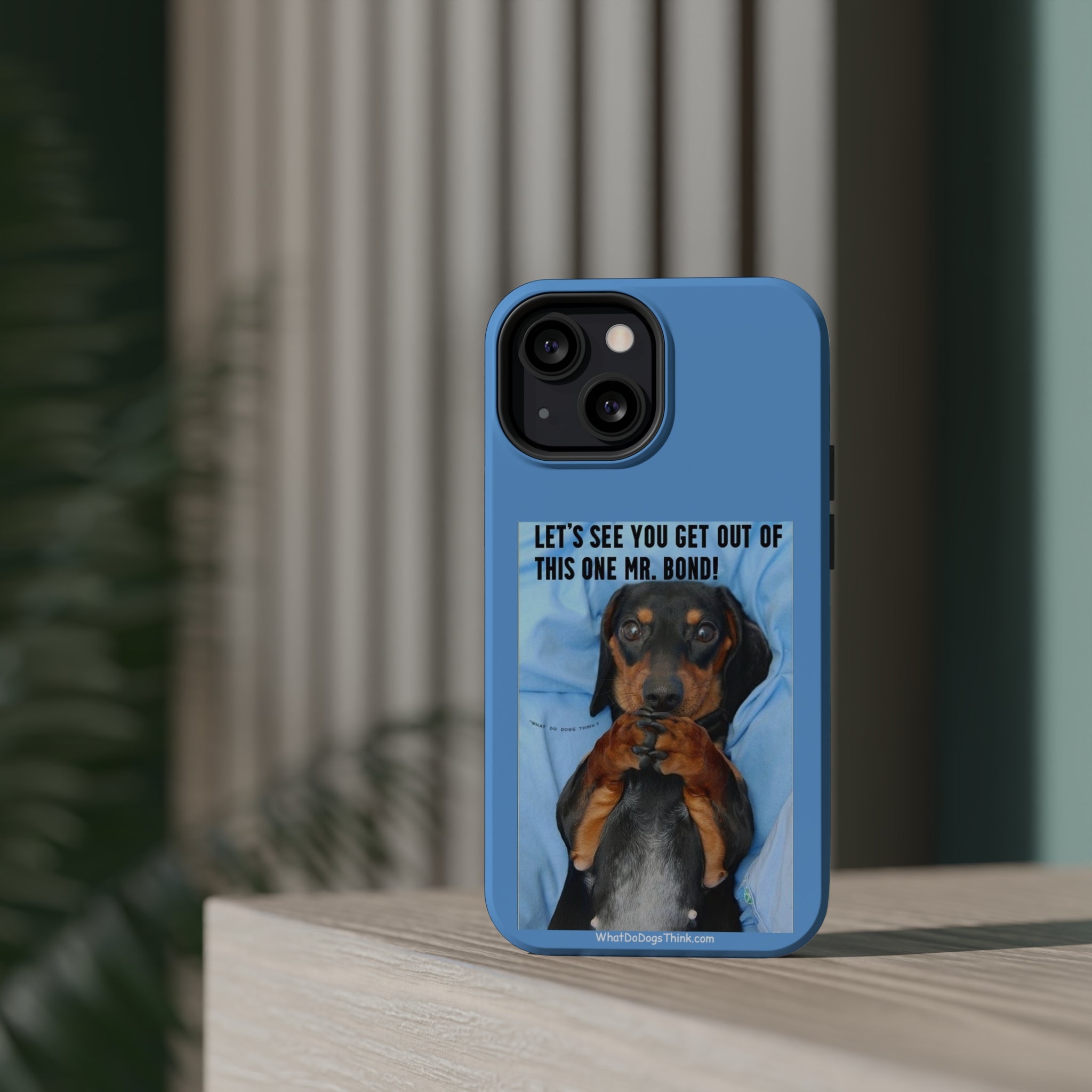 Mr. Bond Blue MagSafe Tough Cases