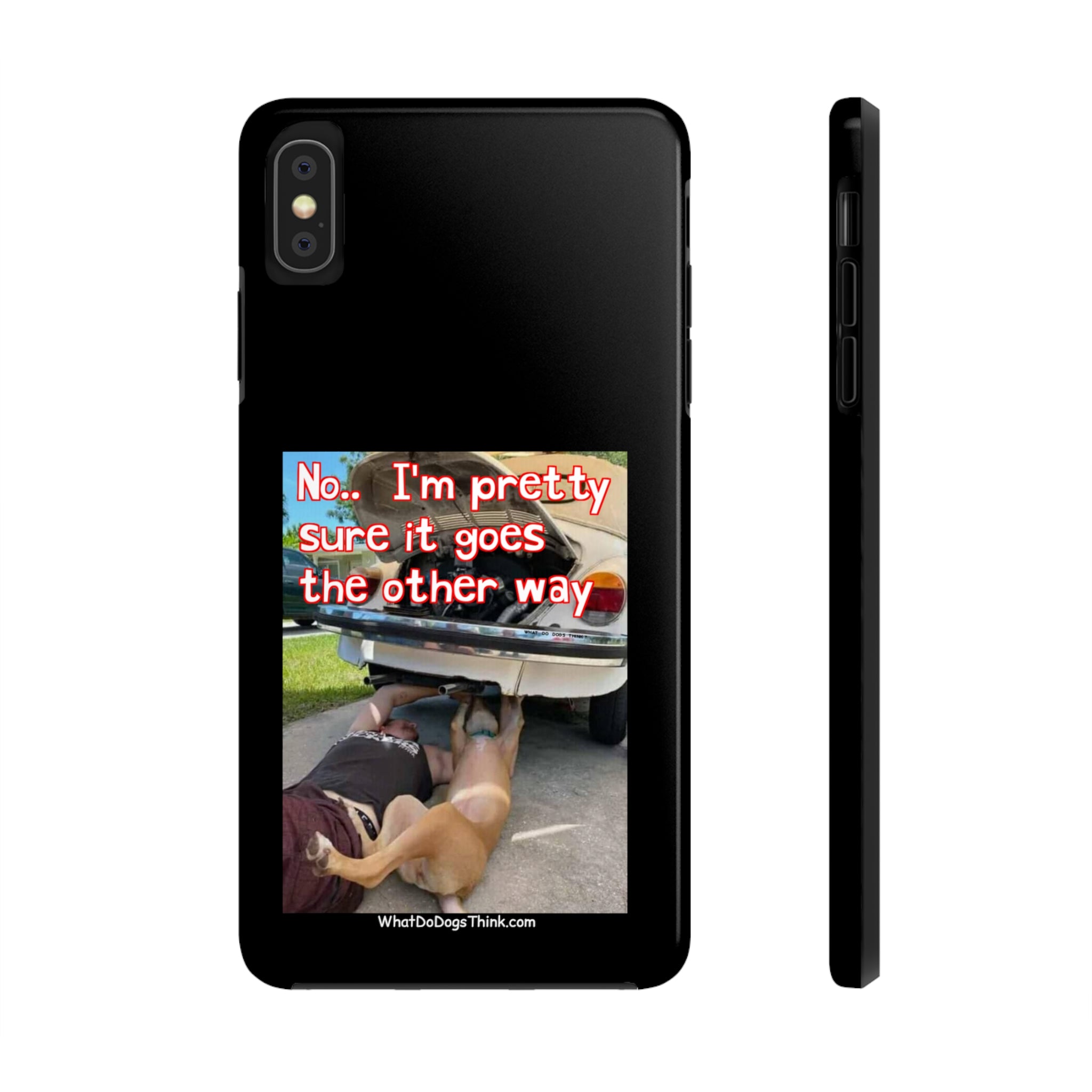 Other Way Black Tough Phone Cases