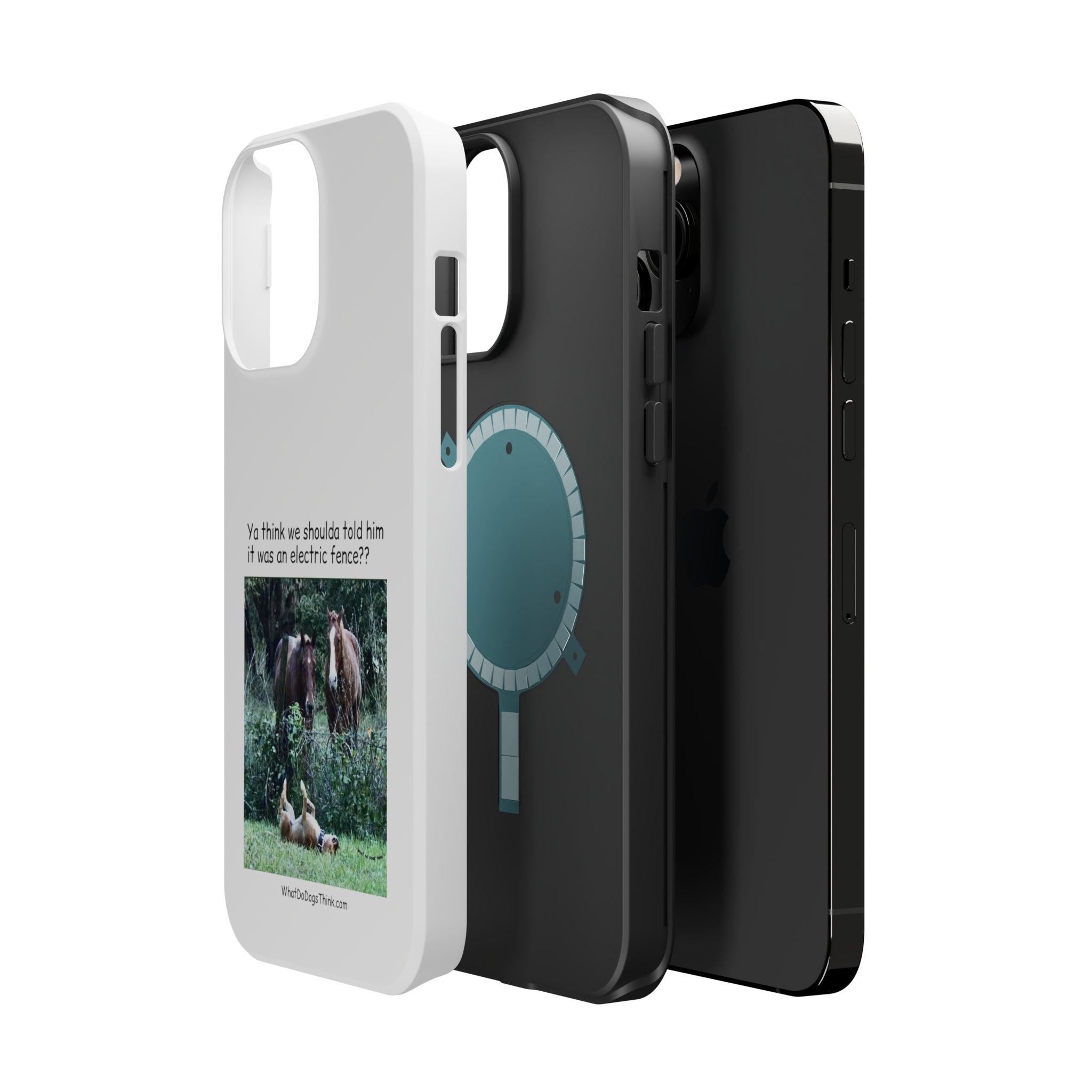 Electric Fence White MagSafe Tough Cases