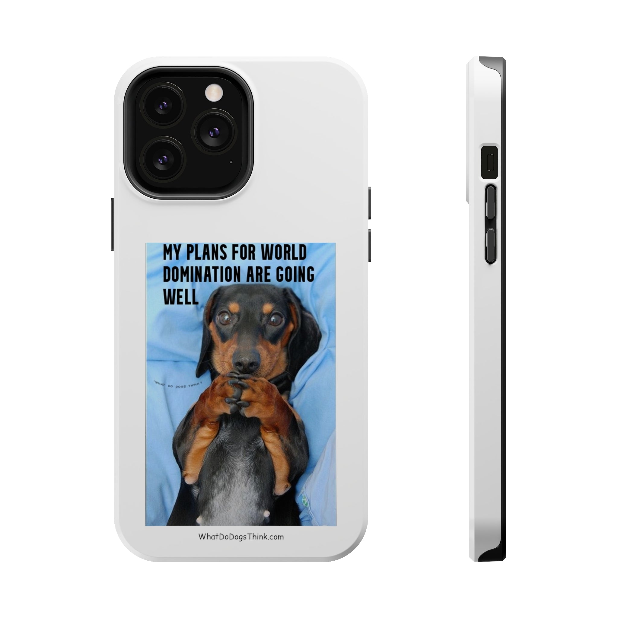 World Domination White MagSafe Tough Cases