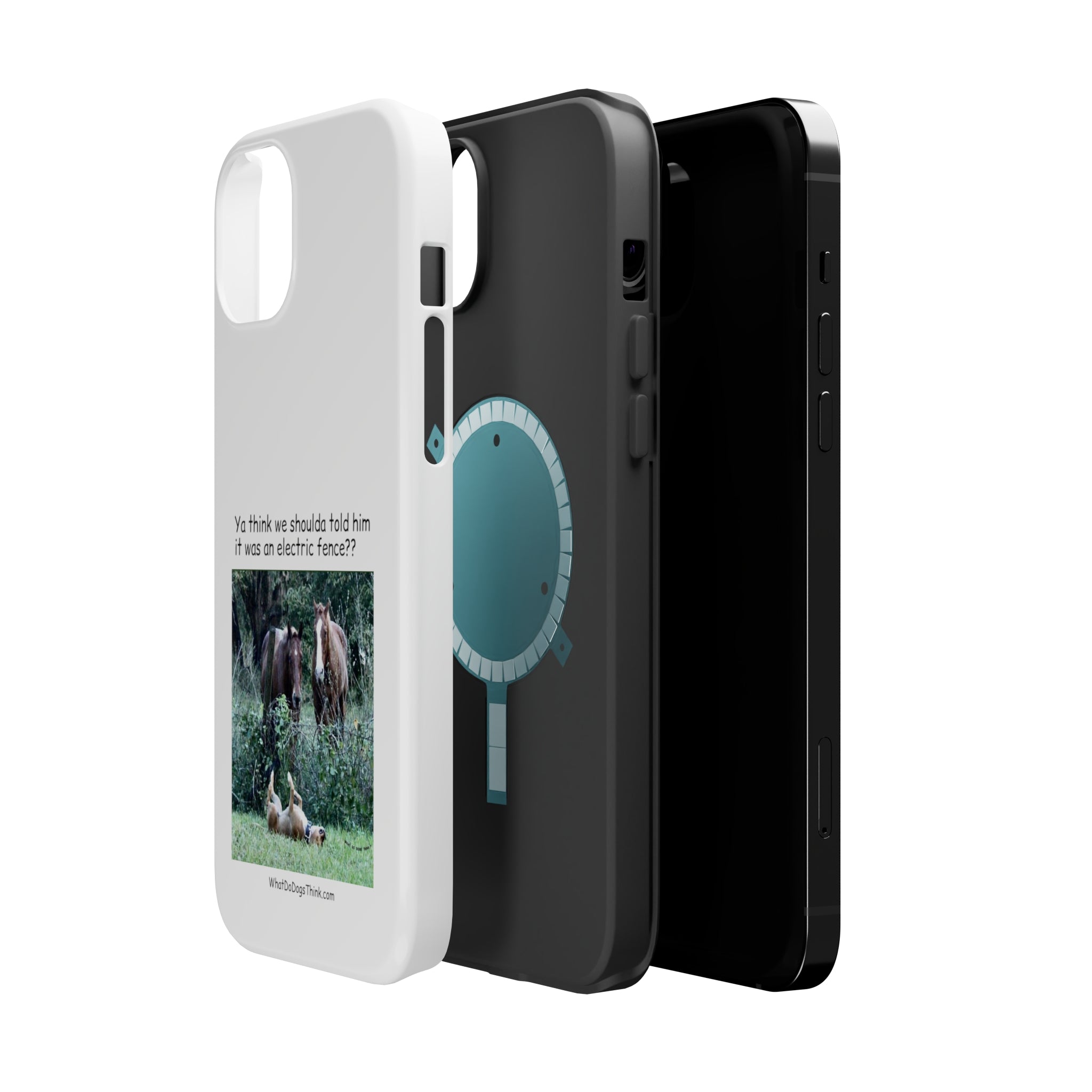 Electric Fence White MagSafe Tough Cases