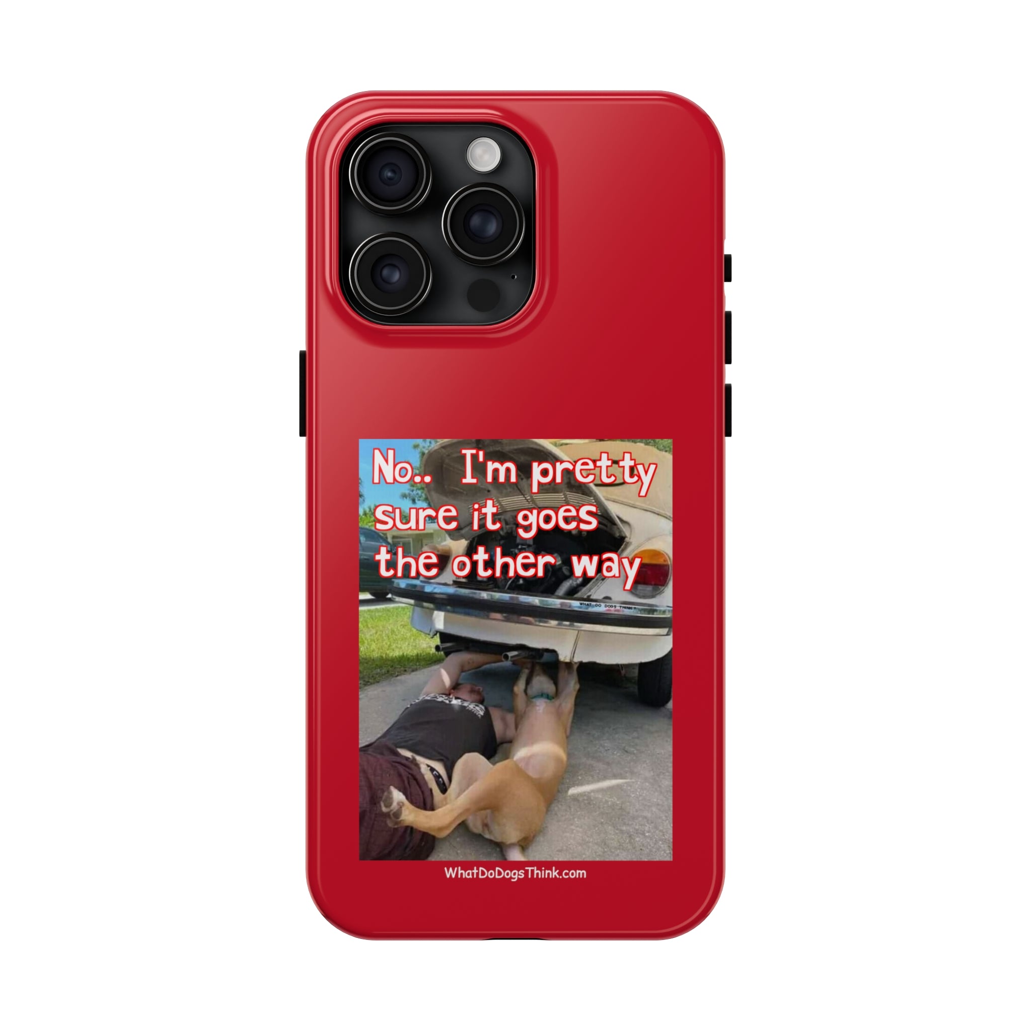 Other Way Red Tough Phone Cases