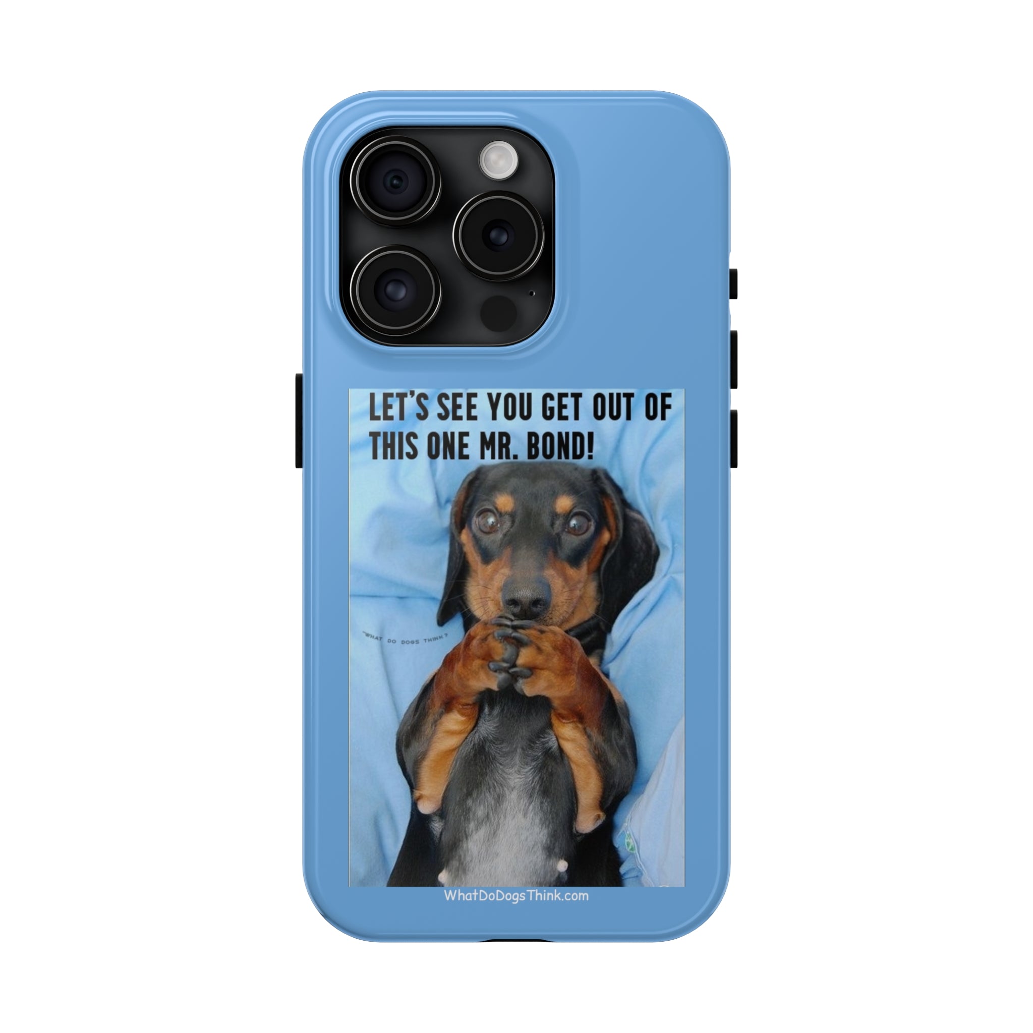Mr Bond Blue Tough Phone Cases