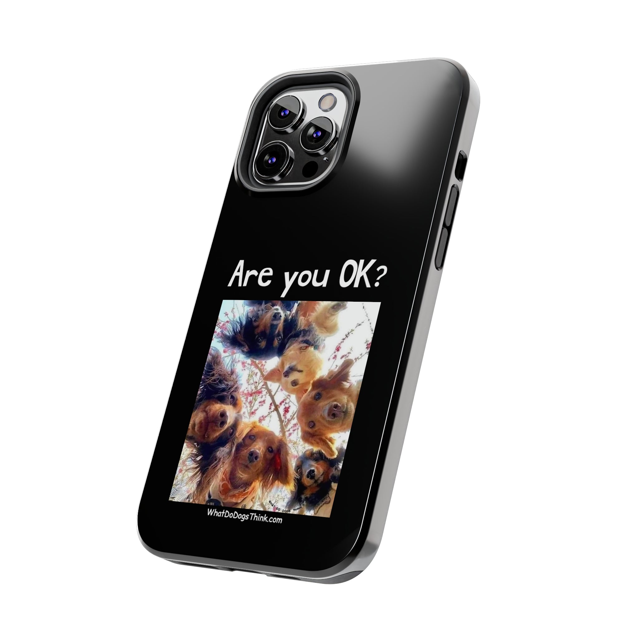 Are you OK? Black Tough Phone Cases