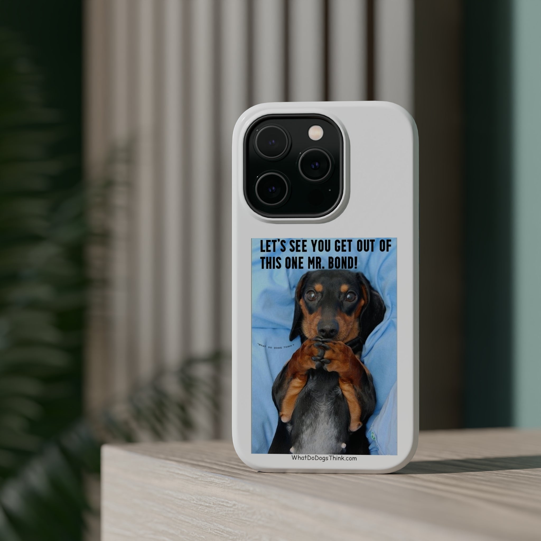 Mr. Bond White MagSafe Tough Cases