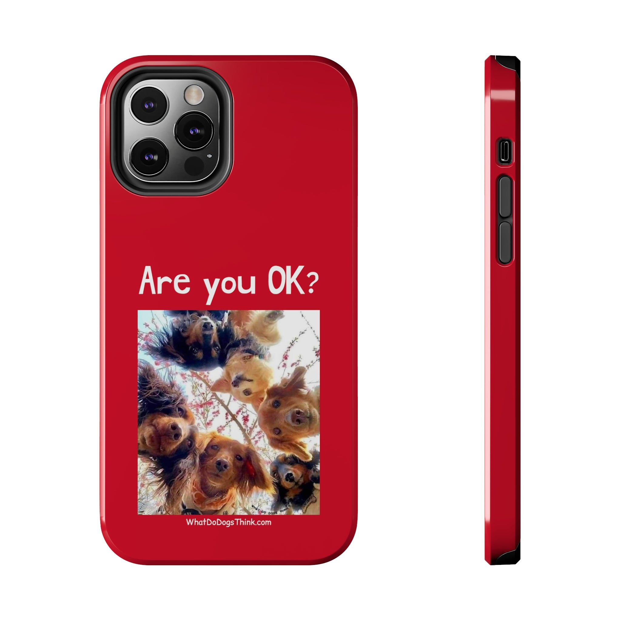 Are you OK? Red Tough Phone Cases