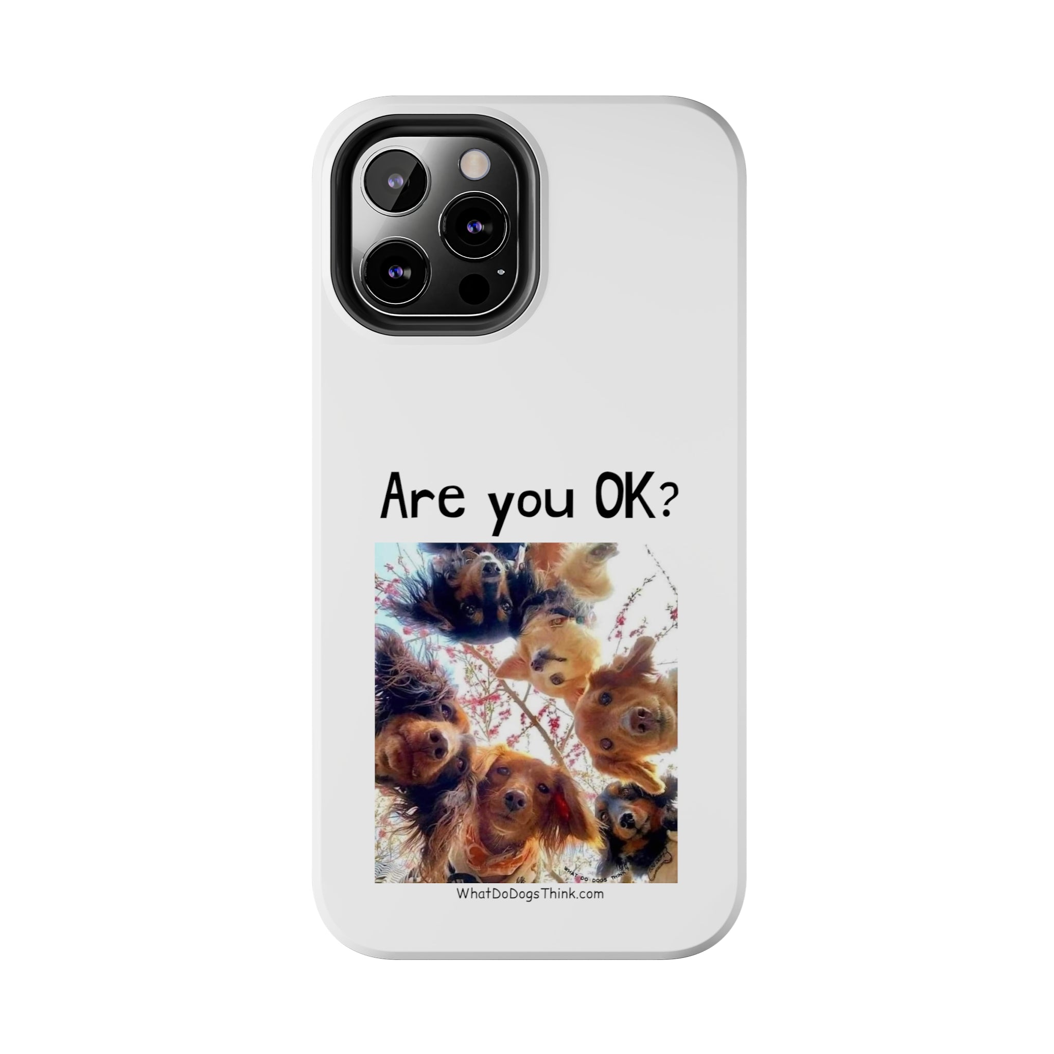Are You OK? White Tough Phone Cases