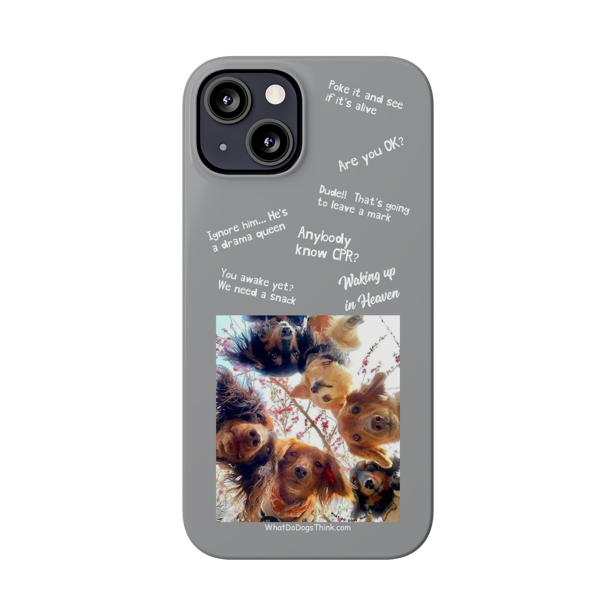 Are You OK? Compilation Grey Slim Phone Cases