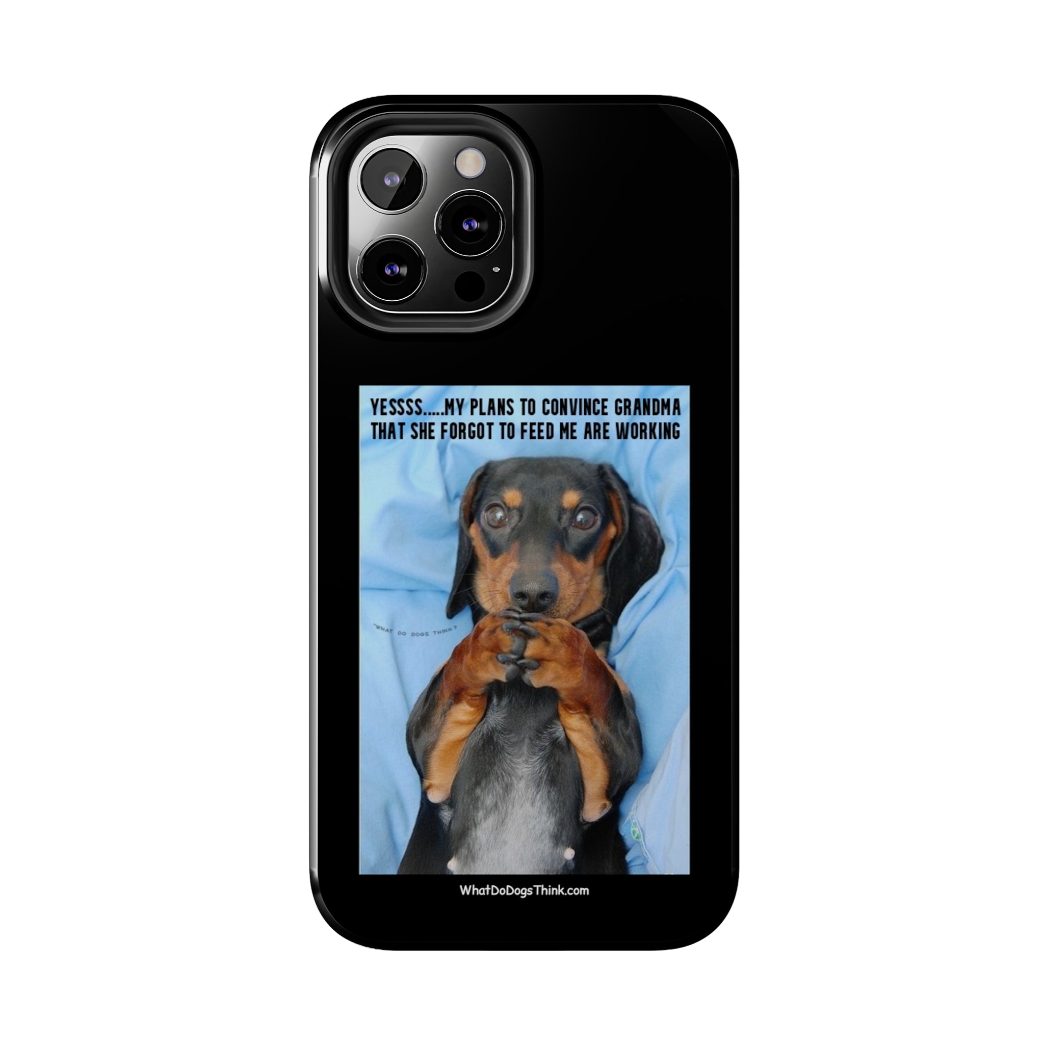 Grandma Black Tough Phone Cases