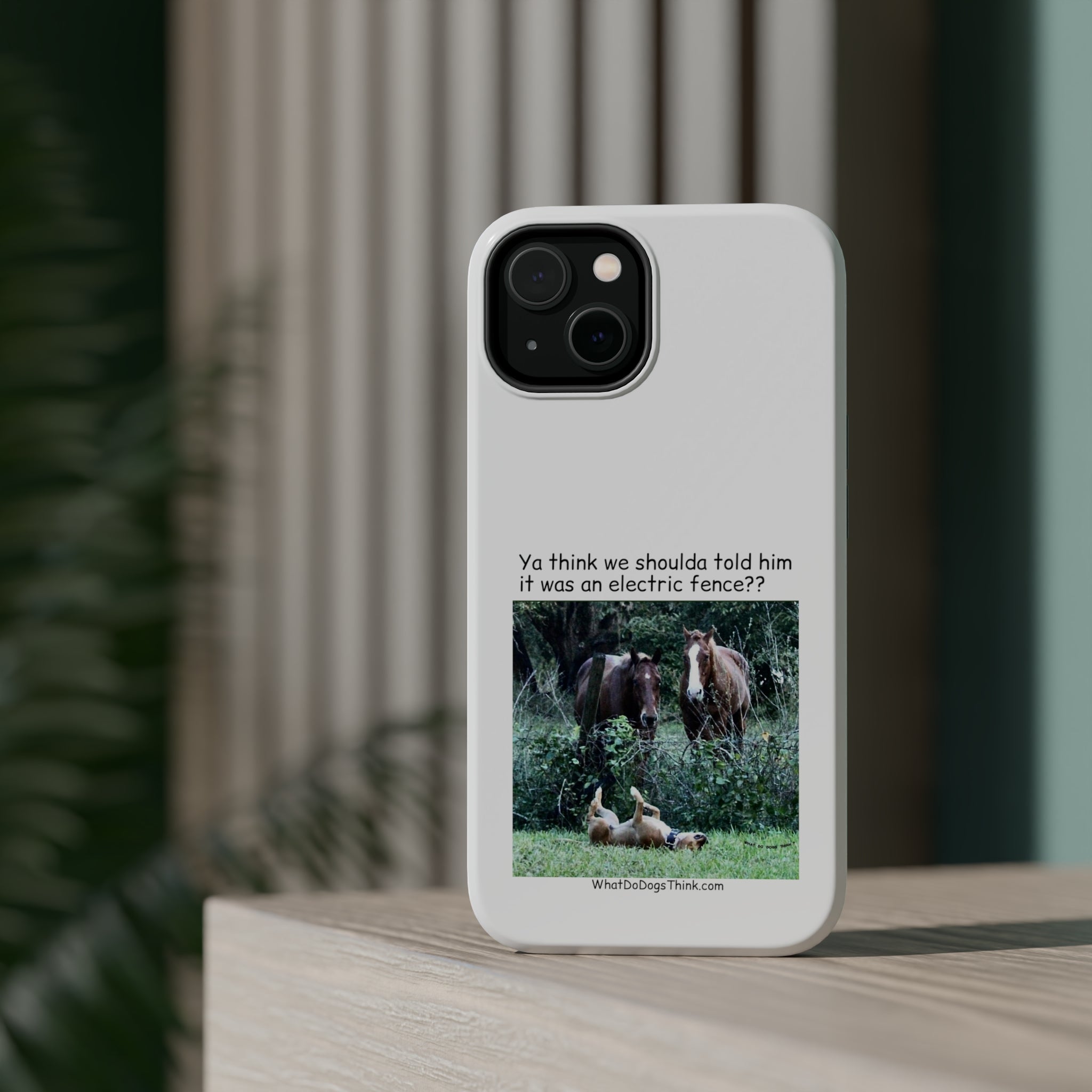 Electric Fence White MagSafe Tough Cases