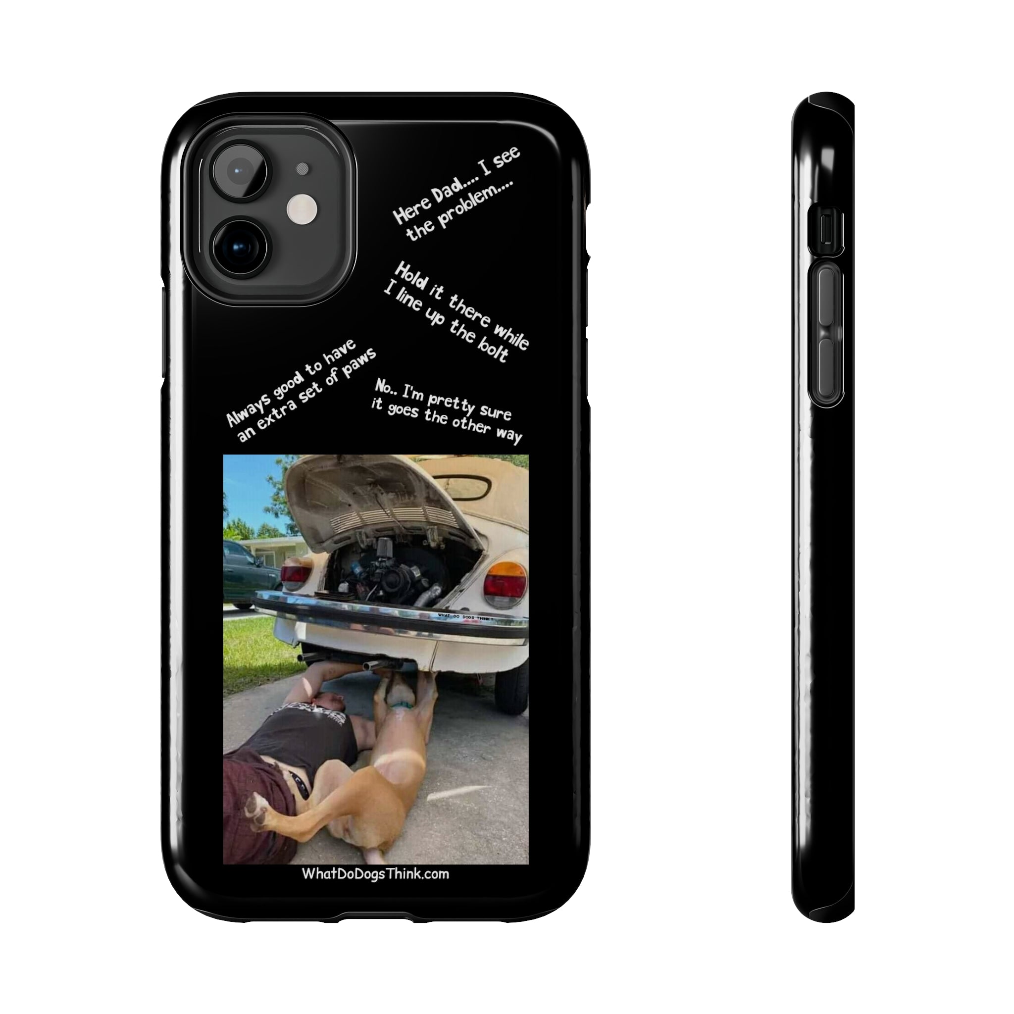 Bug Helper Compilation Black Tough Phone Cases