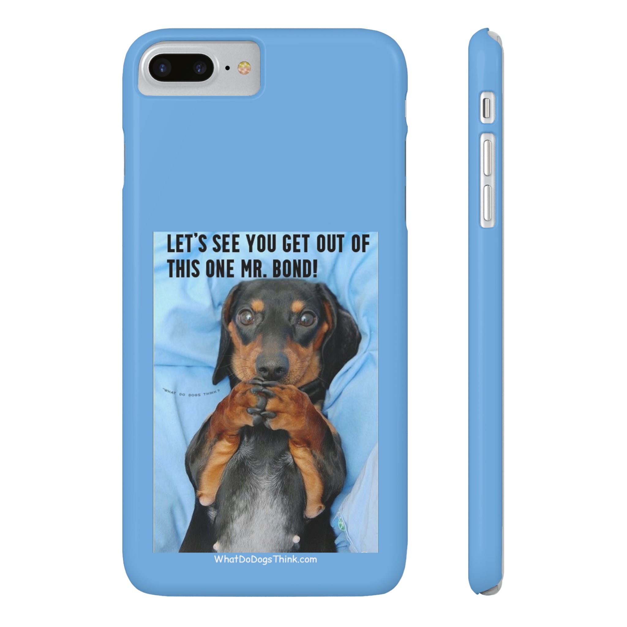 Mr. Bond Blue Slim Phone Cases