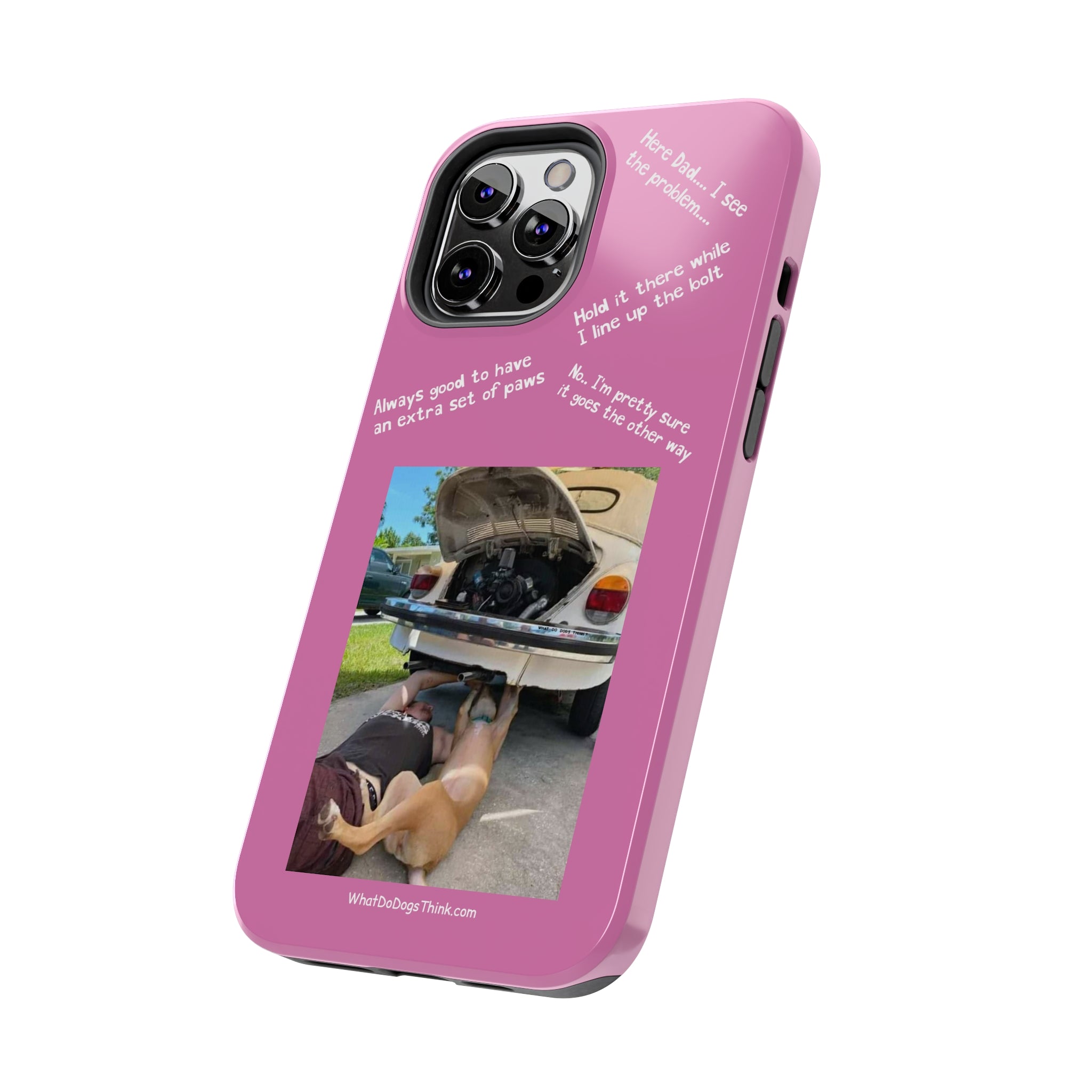 Bug Helper Compilation Pink Tough Phone Cases
