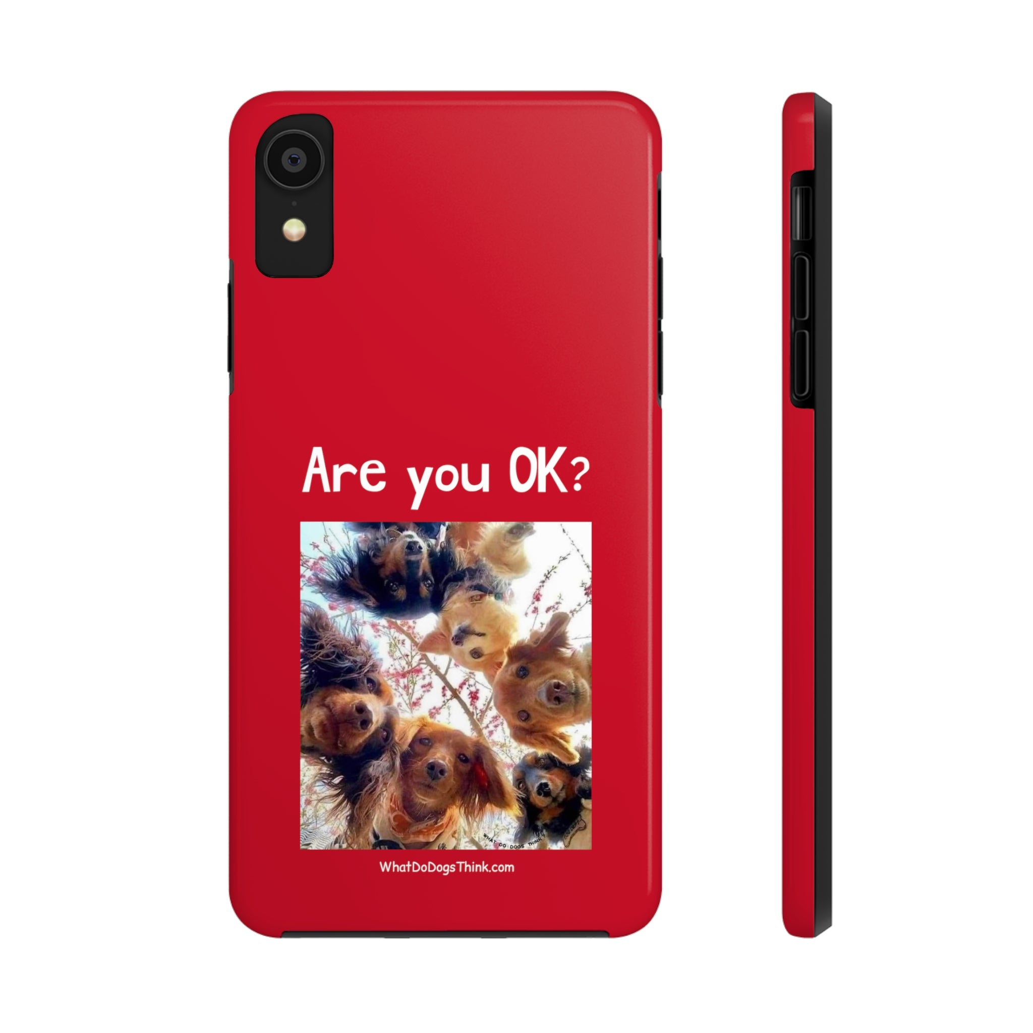 Are you OK? Red Tough Phone Cases