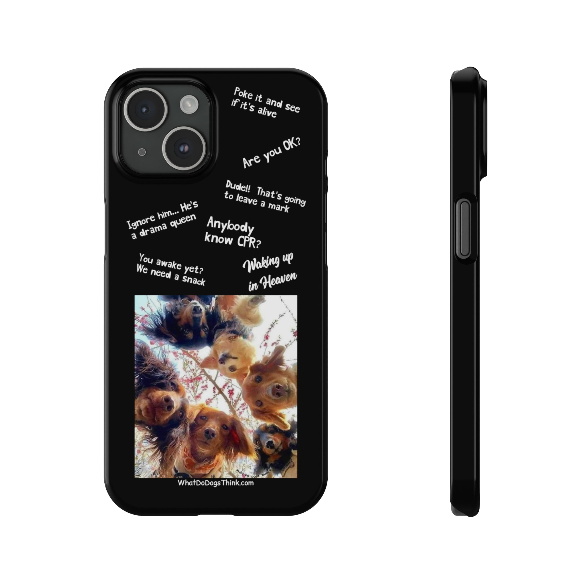 Are You OK? Compilation Black Slim Phone Cases