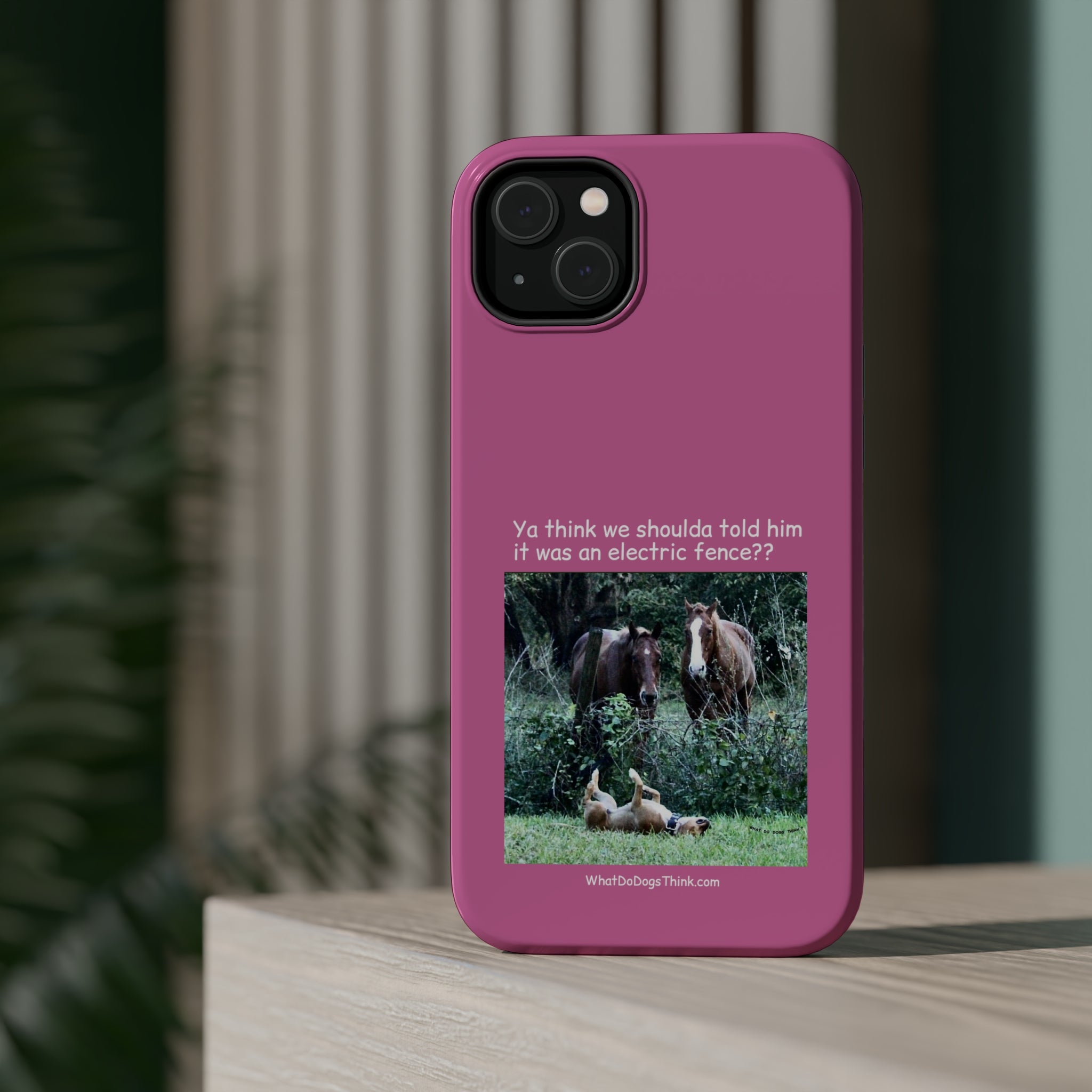 Electric Fence Pink MagSafe Tough Cases