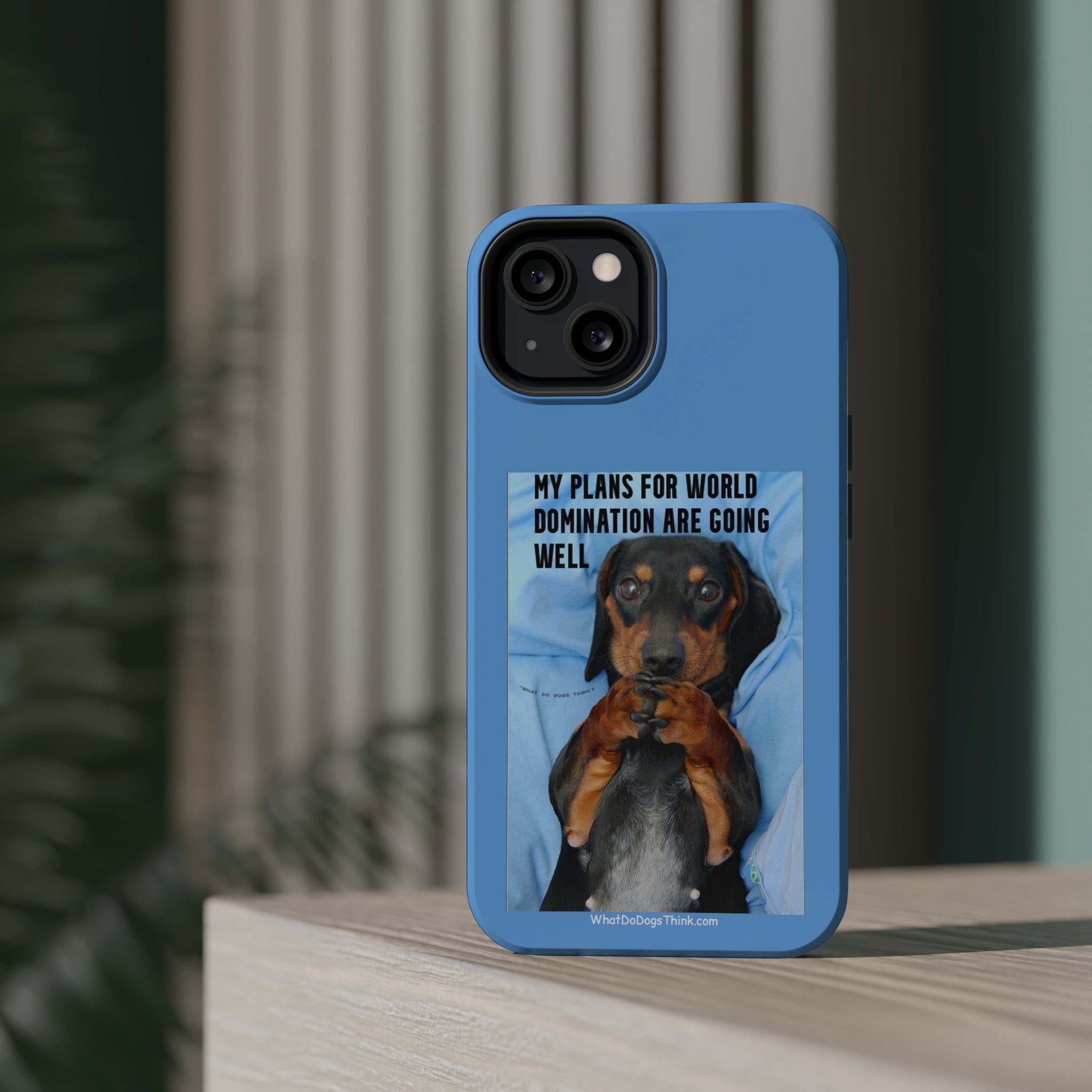 World Domination Blue MagSafe Tough Cases