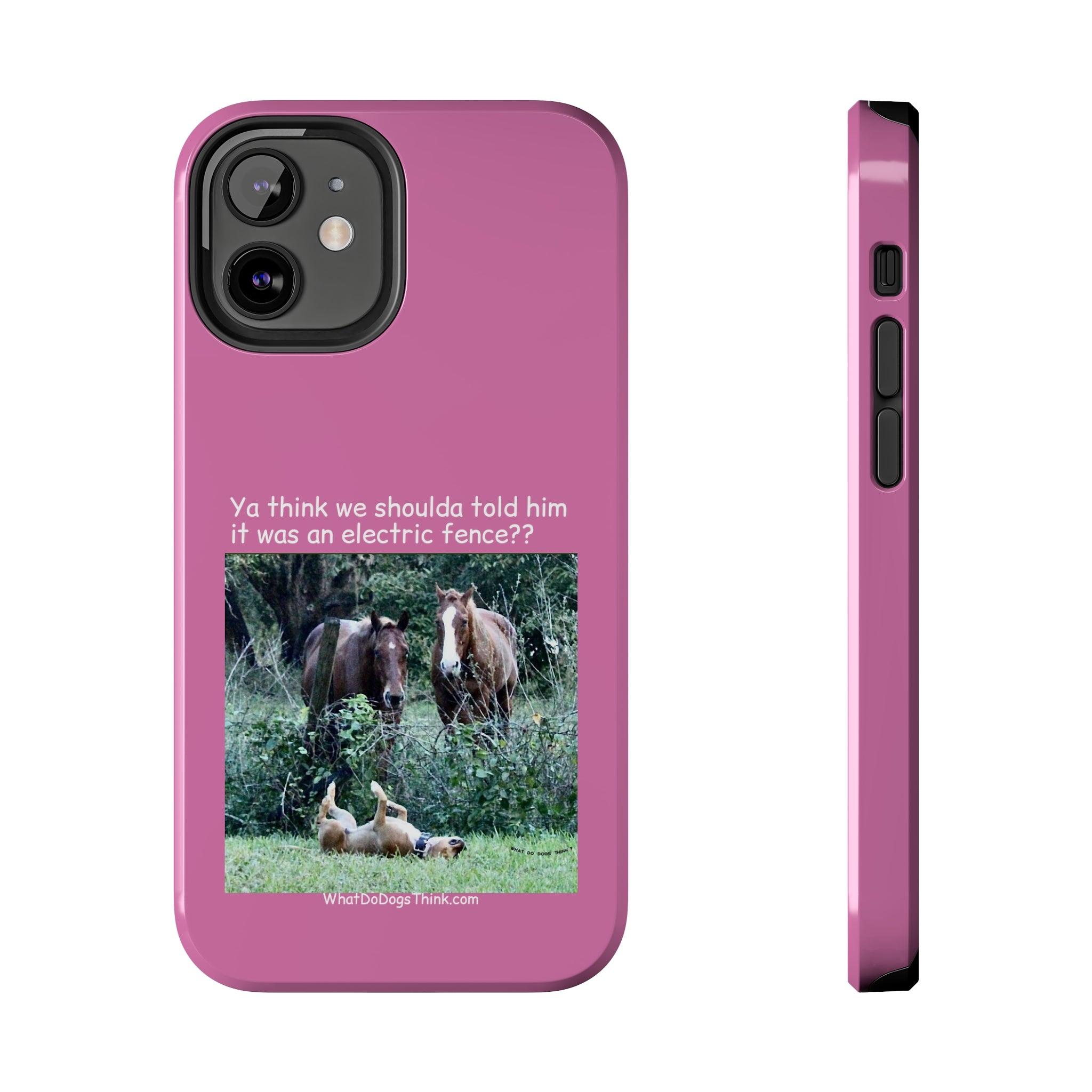 Electric Fence Pink Tough Phone Cases