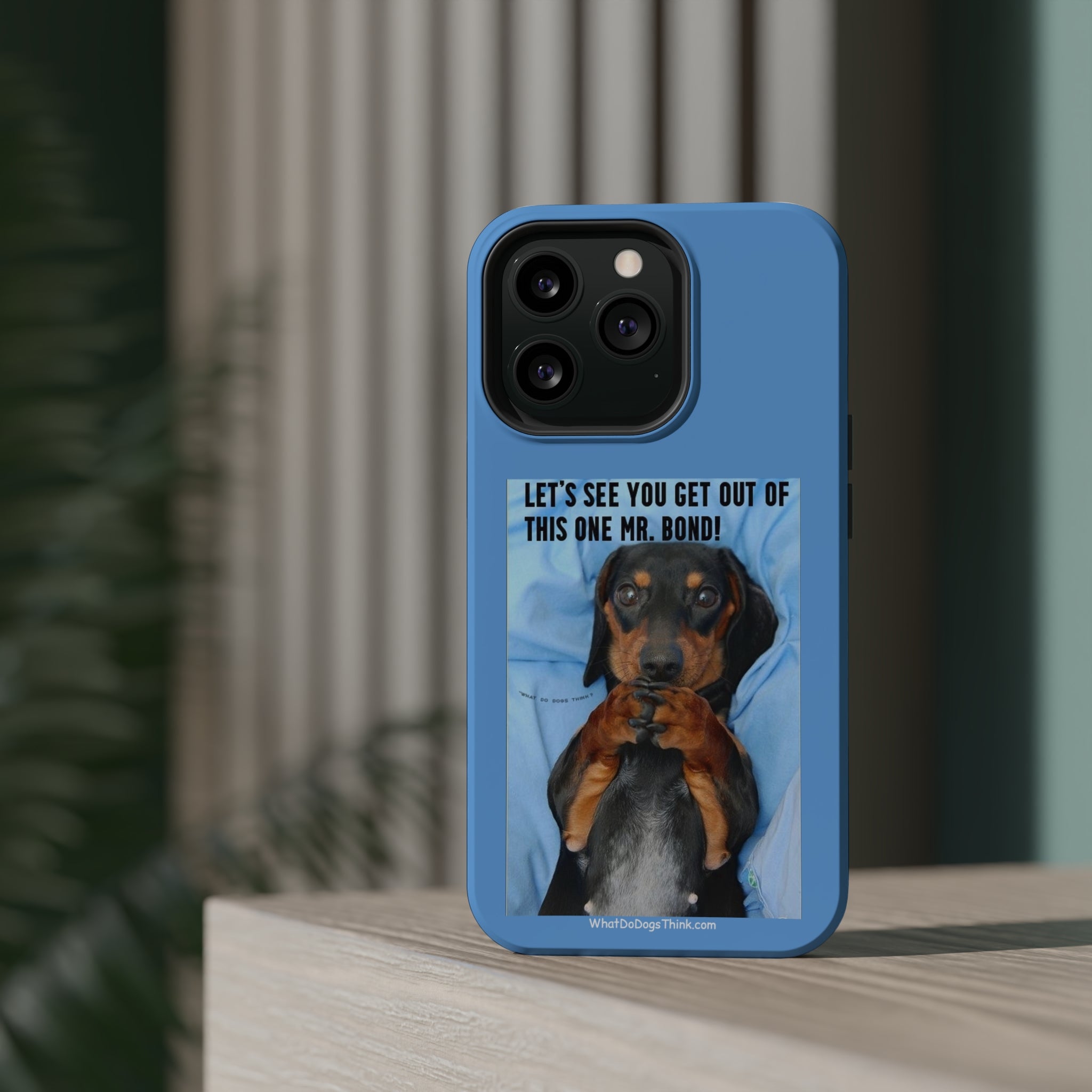 Mr. Bond Blue MagSafe Tough Cases