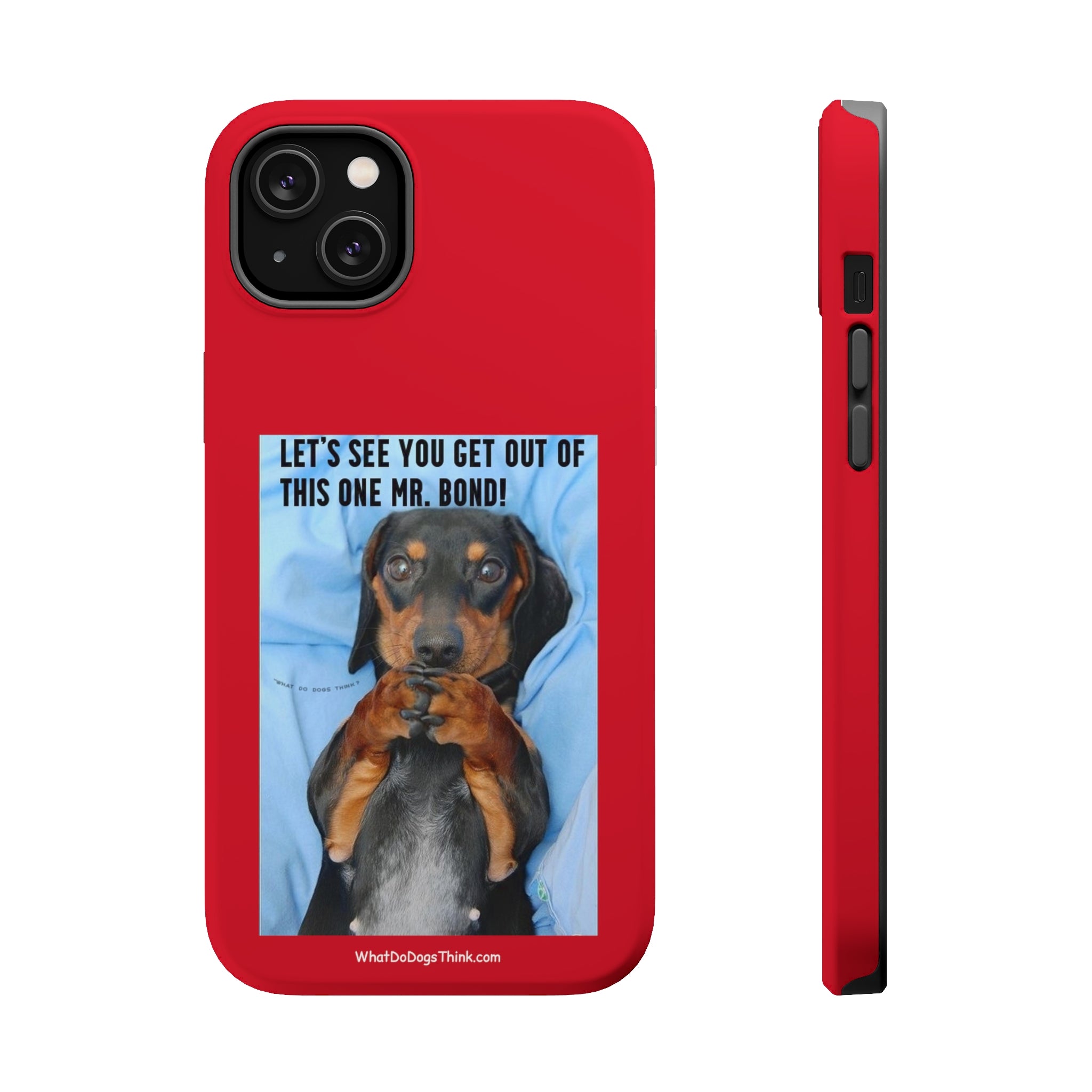 Mr. Bond Red MagSafe Tough Cases