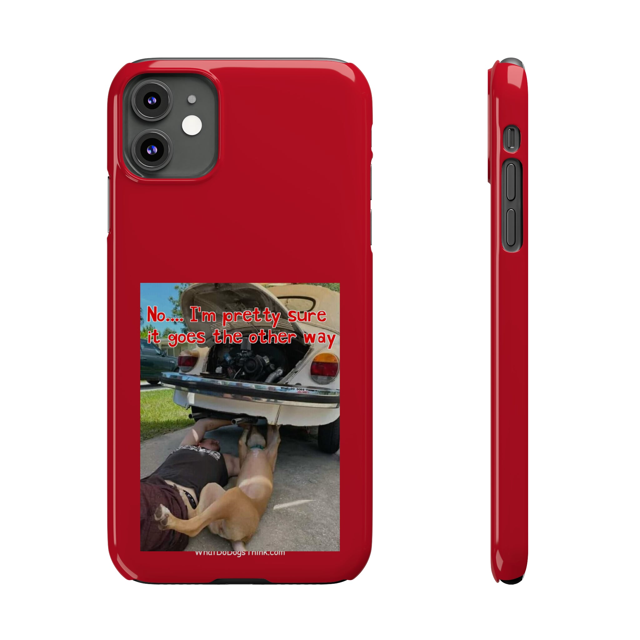 Other Way Red Slim Phone Cases