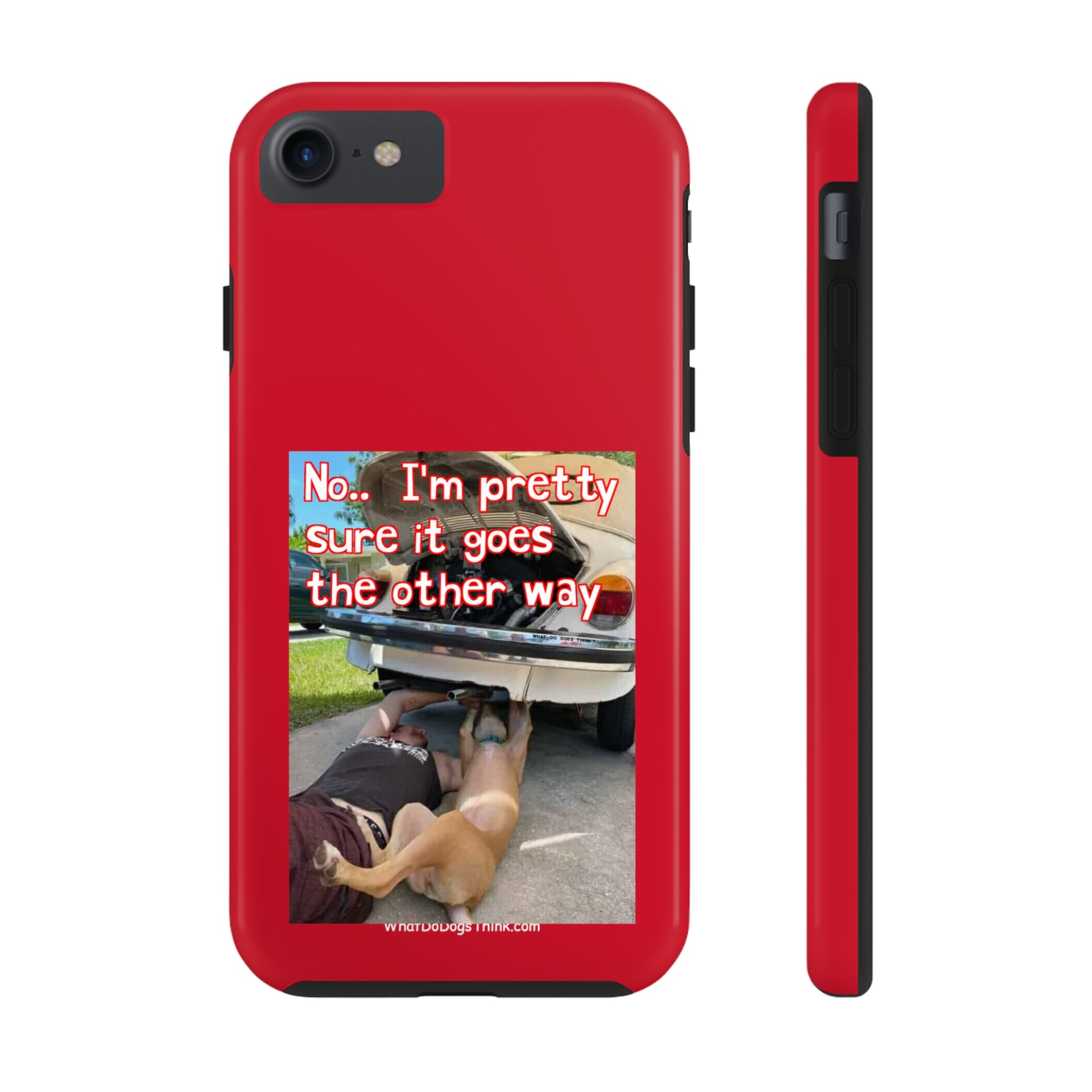 Other Way Red Tough Phone Cases