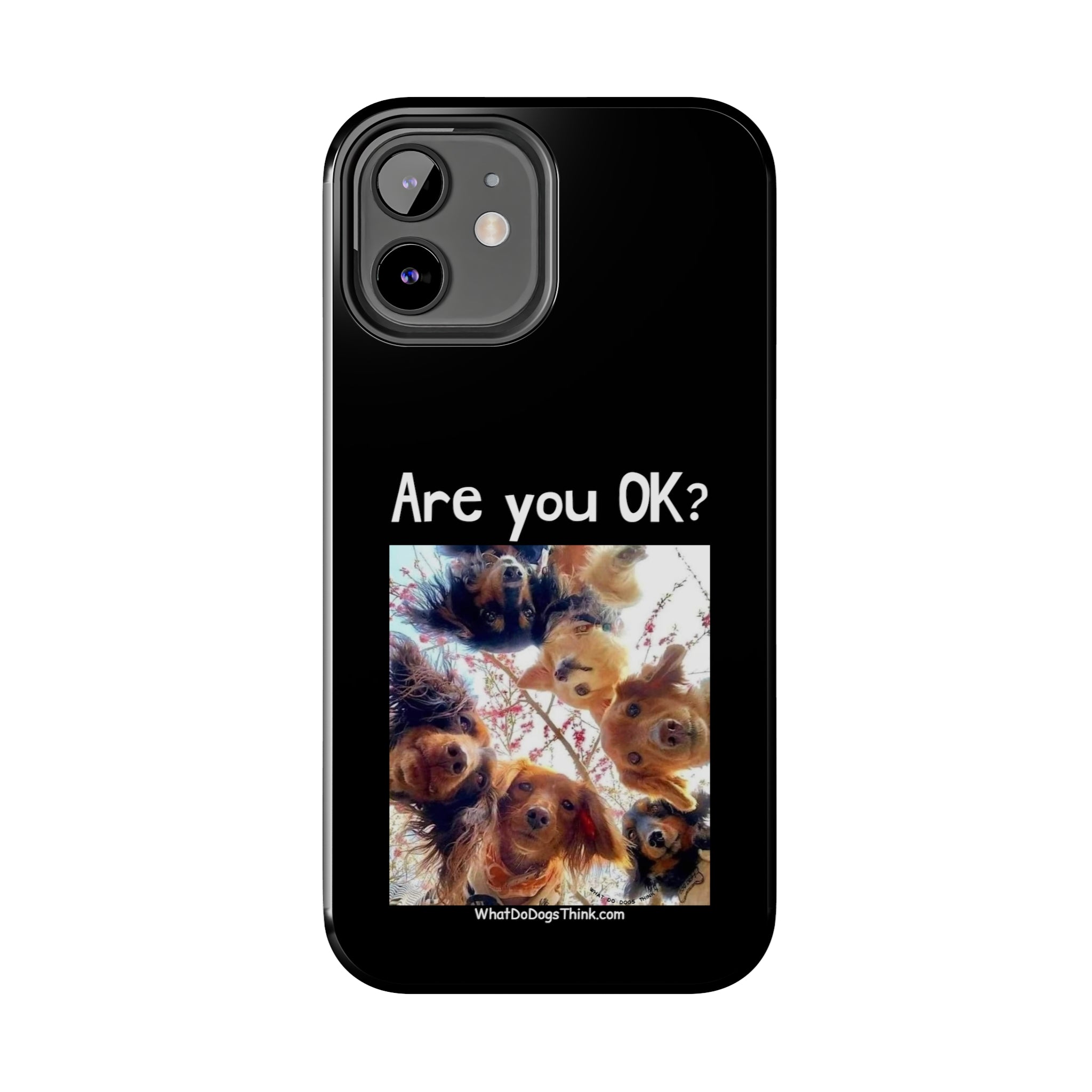 Are you OK? Black Tough Phone Cases