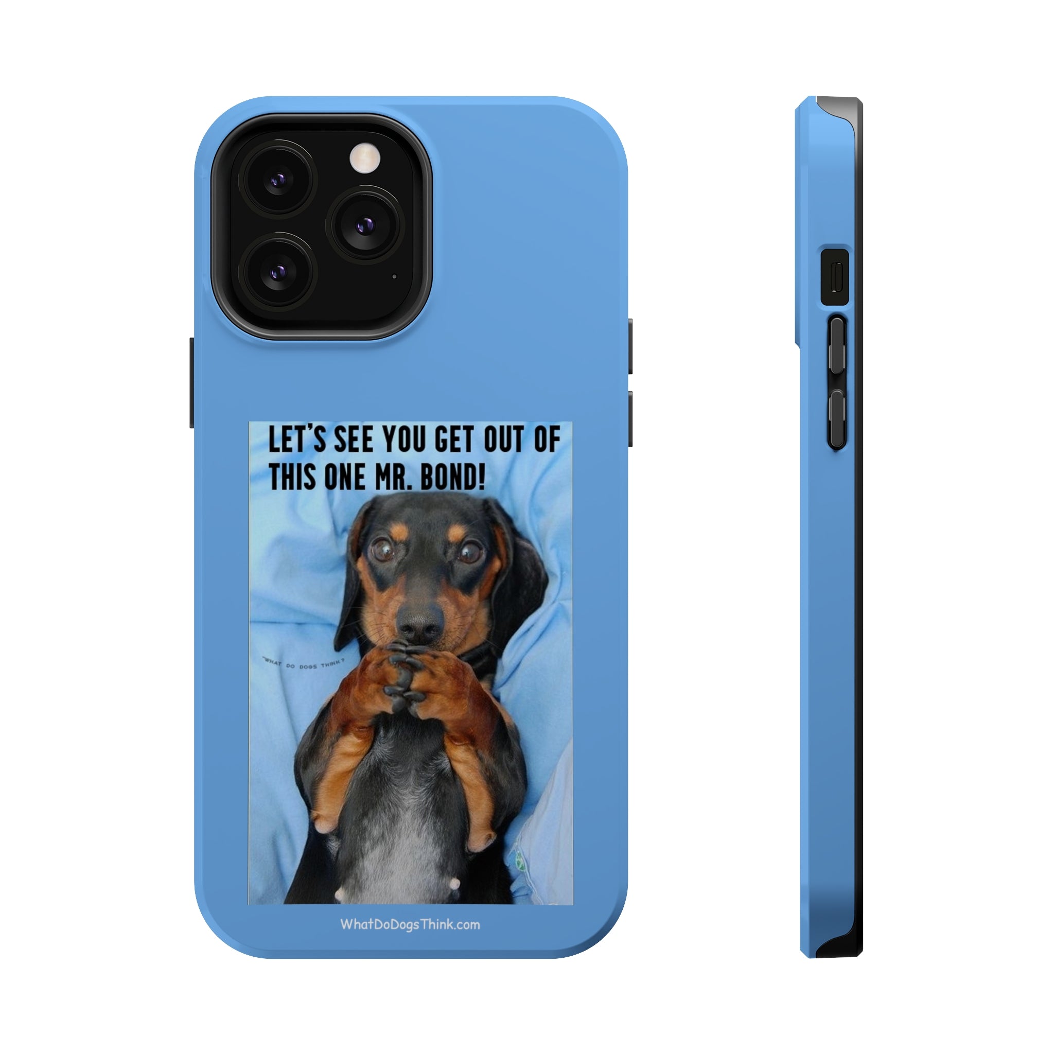 Mr. Bond Blue MagSafe Tough Cases