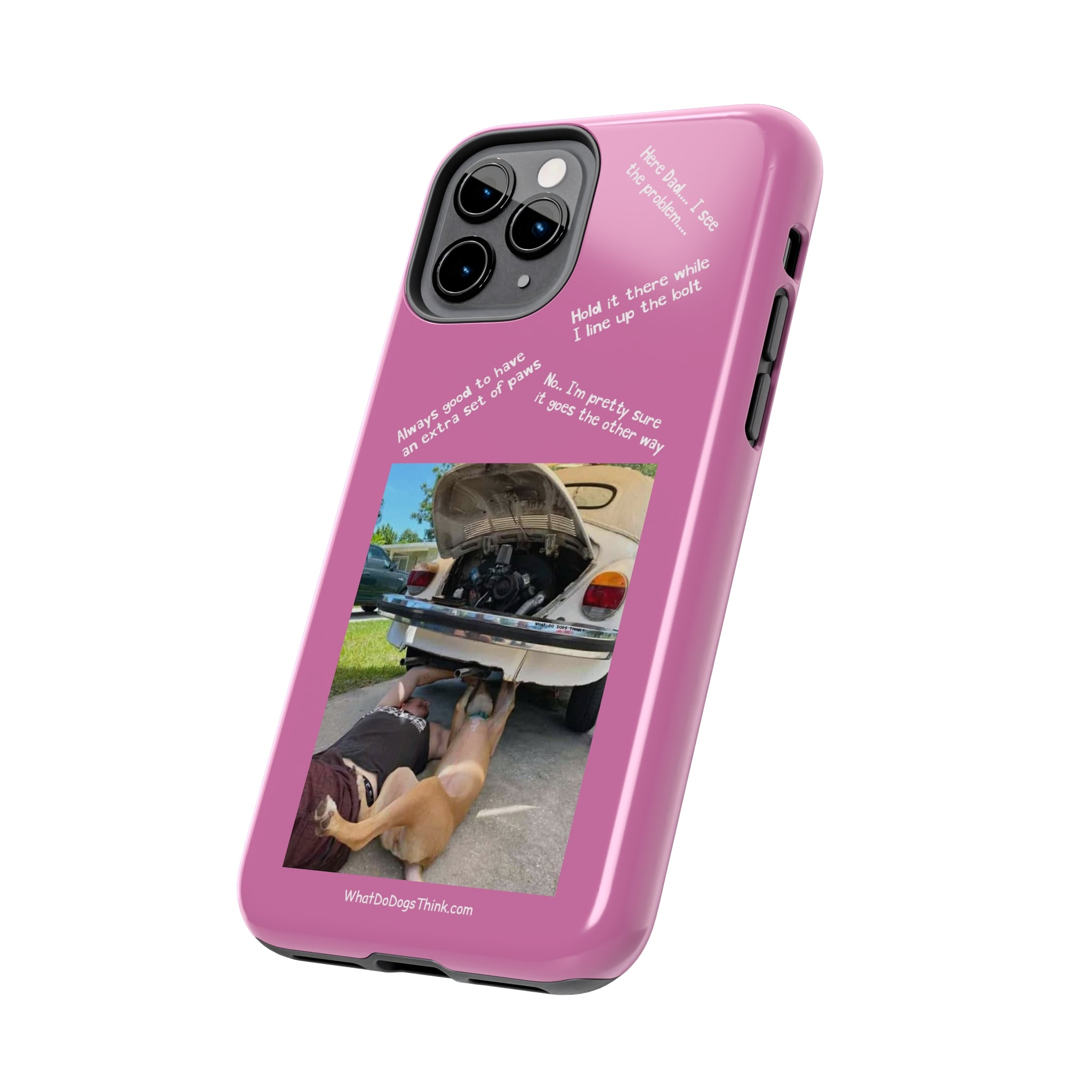 Bug Helper Compilation Pink Tough Phone Cases