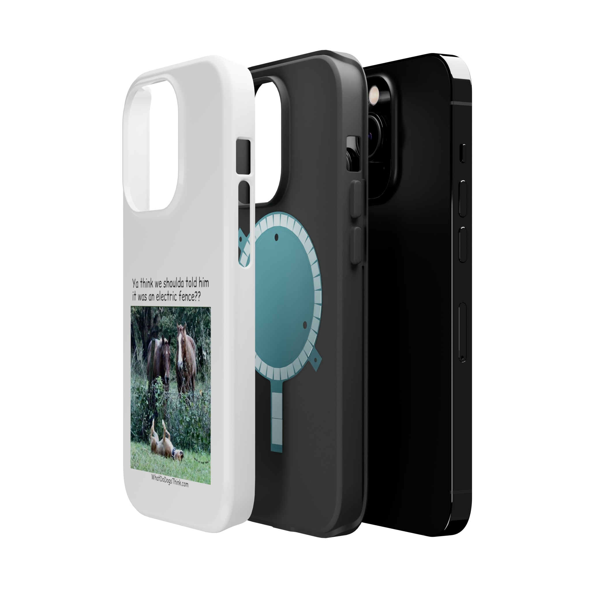 Electric Fence White MagSafe Tough Cases