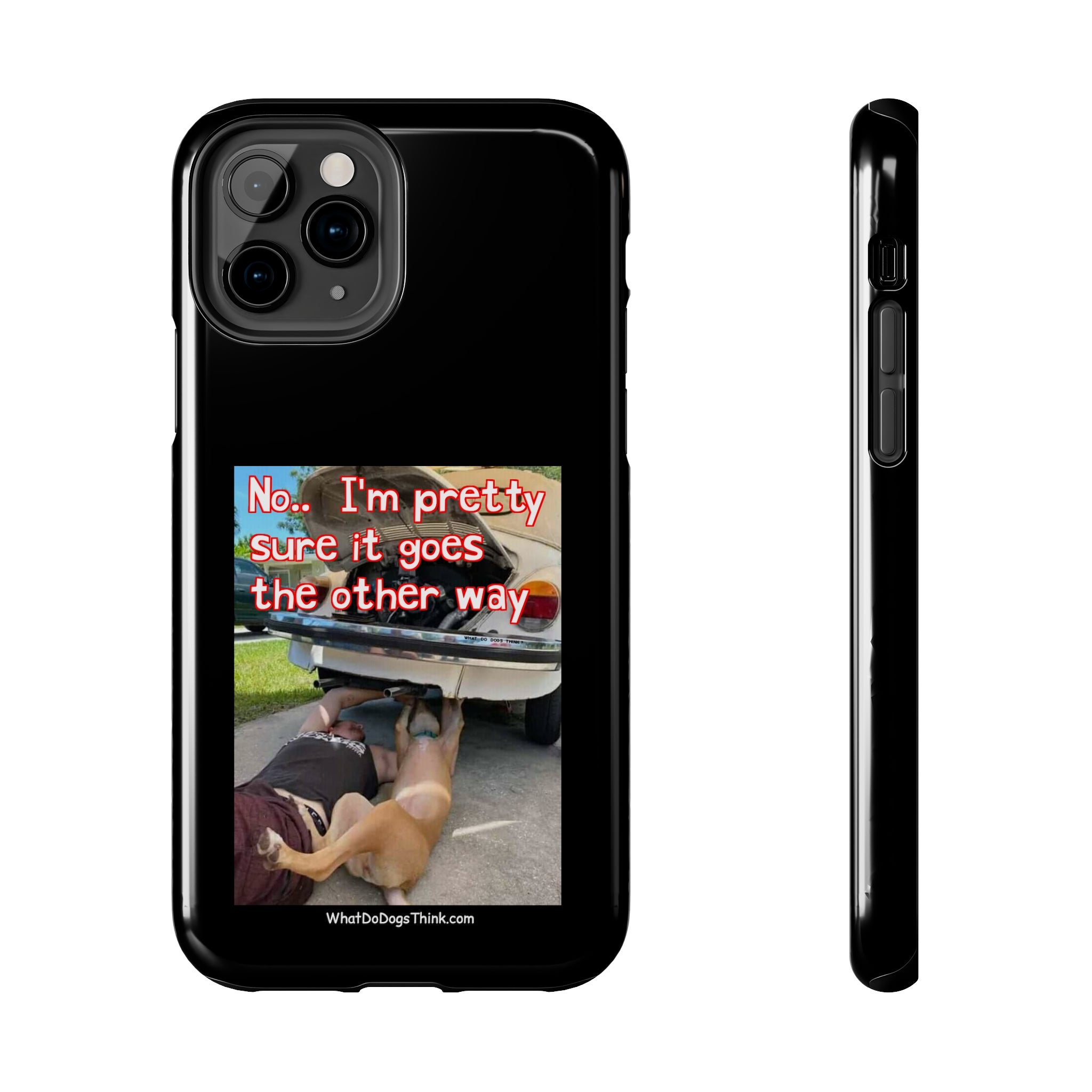 Other Way Black Tough Phone Cases