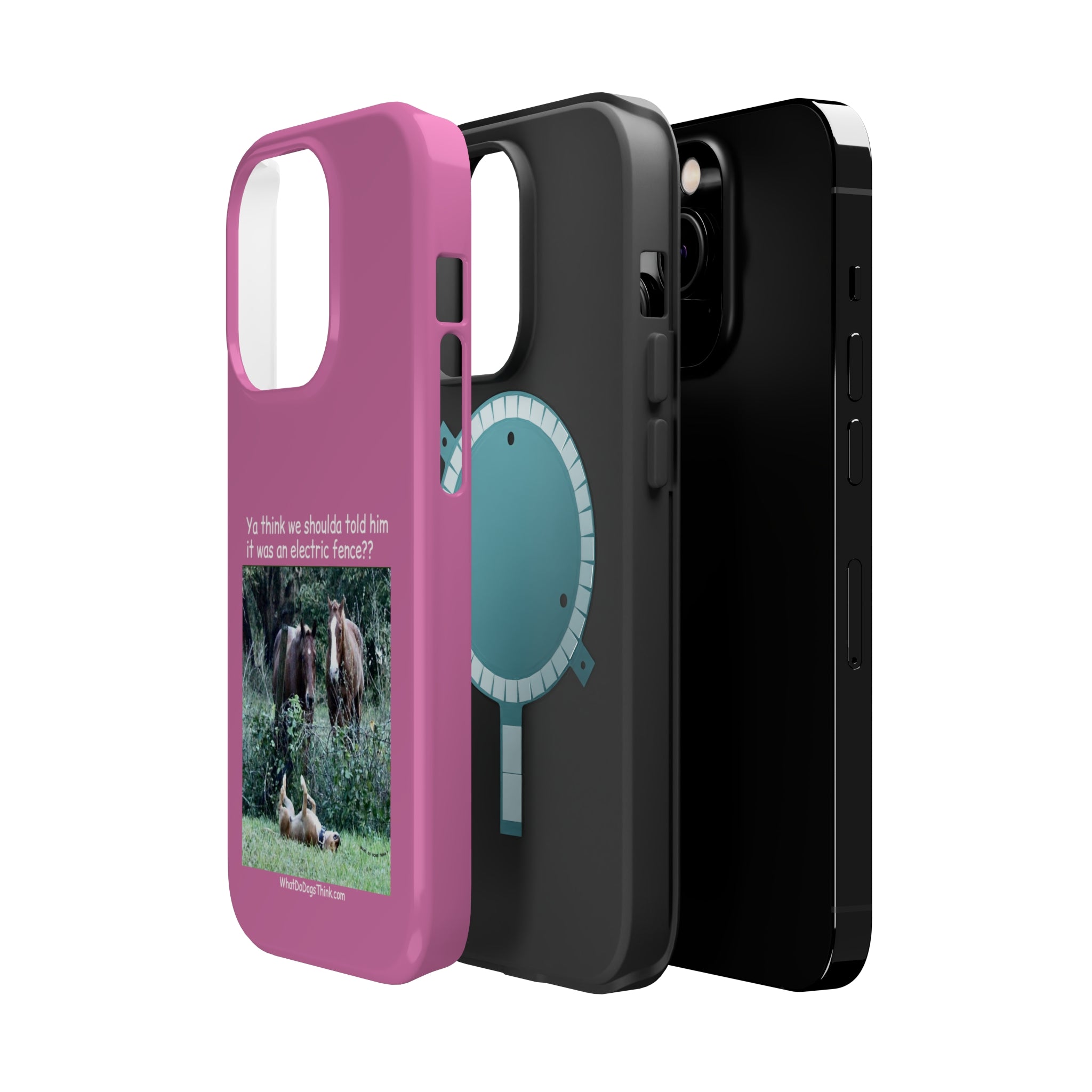 Electric Fence Pink MagSafe Tough Cases