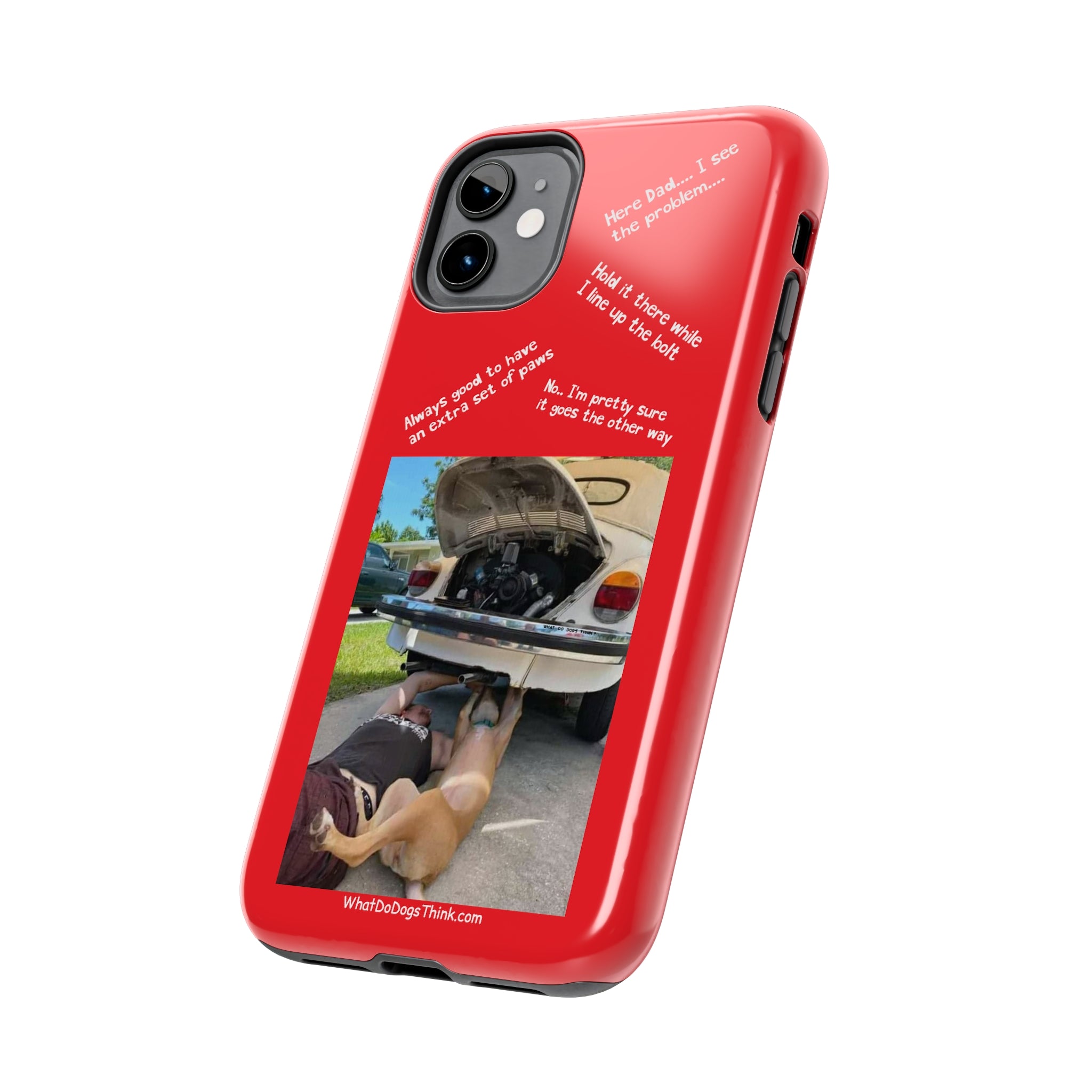 Bug Helper Compilation Red Tough Phone Cases