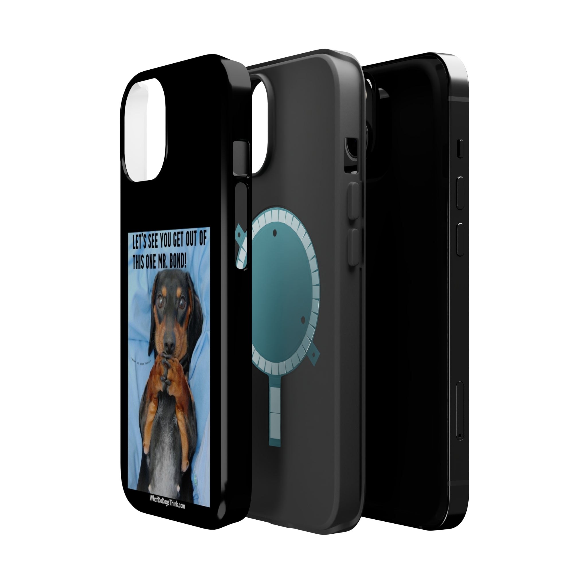 Mr. Bond Black MagSafe Tough Cases