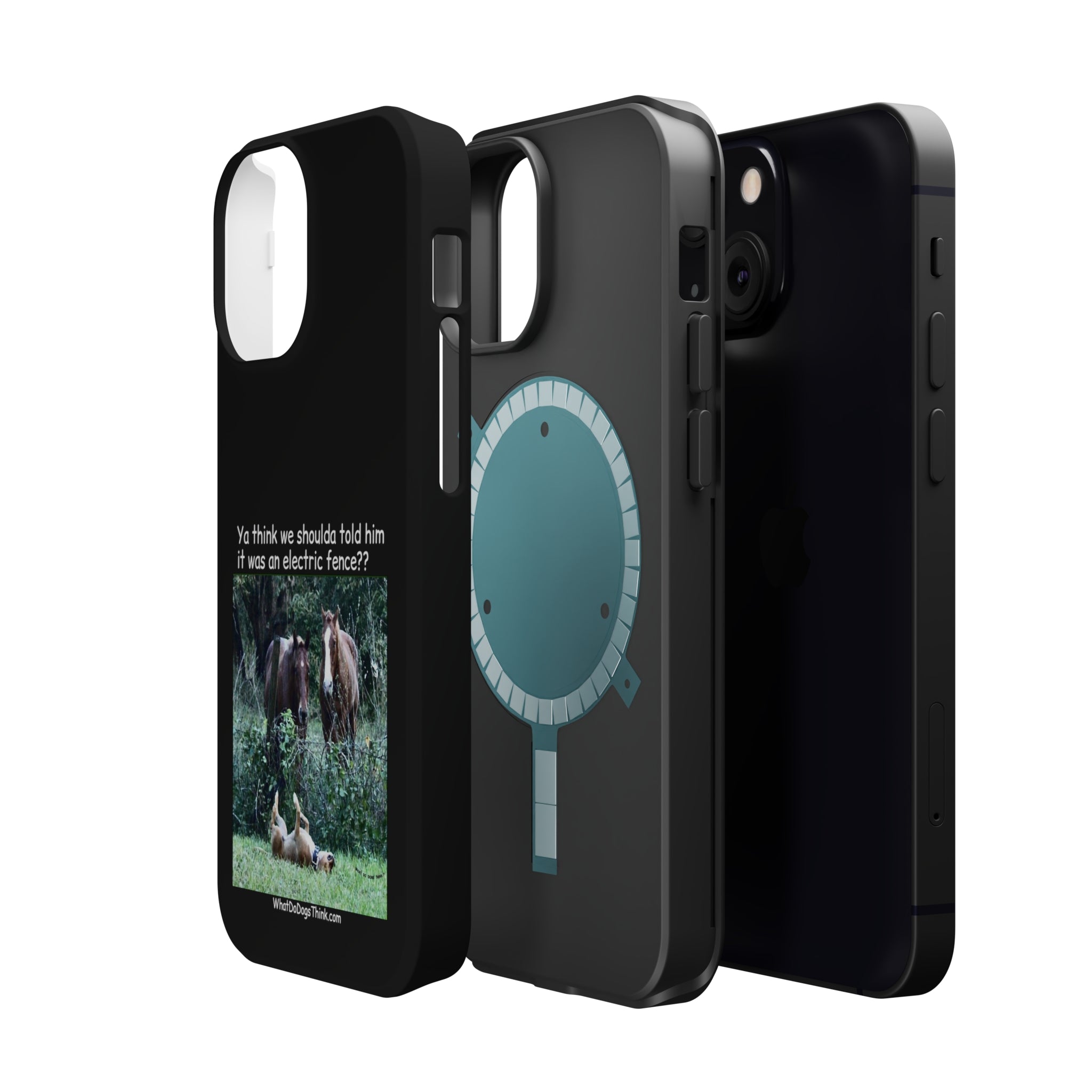 Electric Fence Black MagSafe Tough Cases