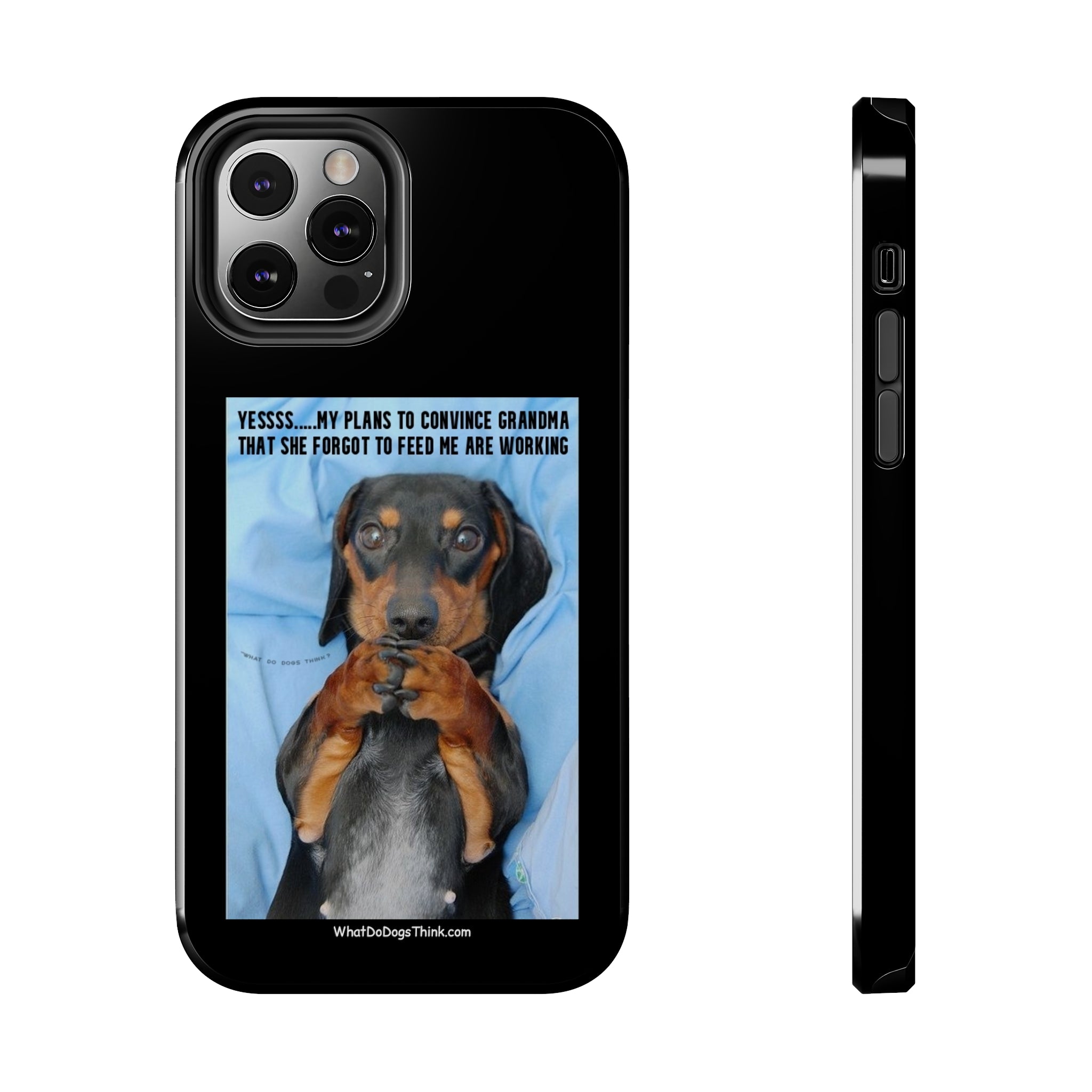 Grandma Black Tough Phone Cases
